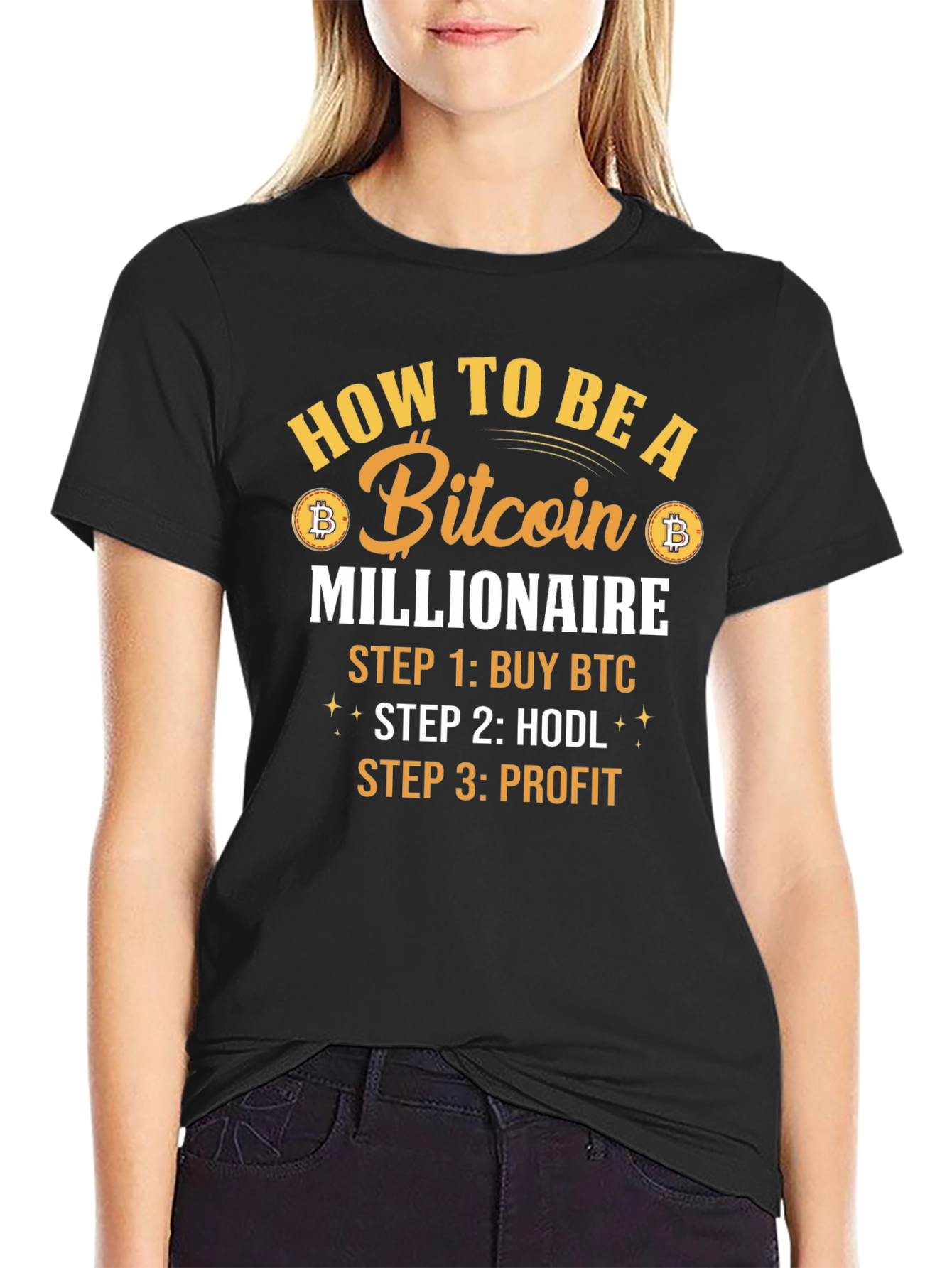 Bitcoin Millionaire T-Shirt - Crypto HODL Tee