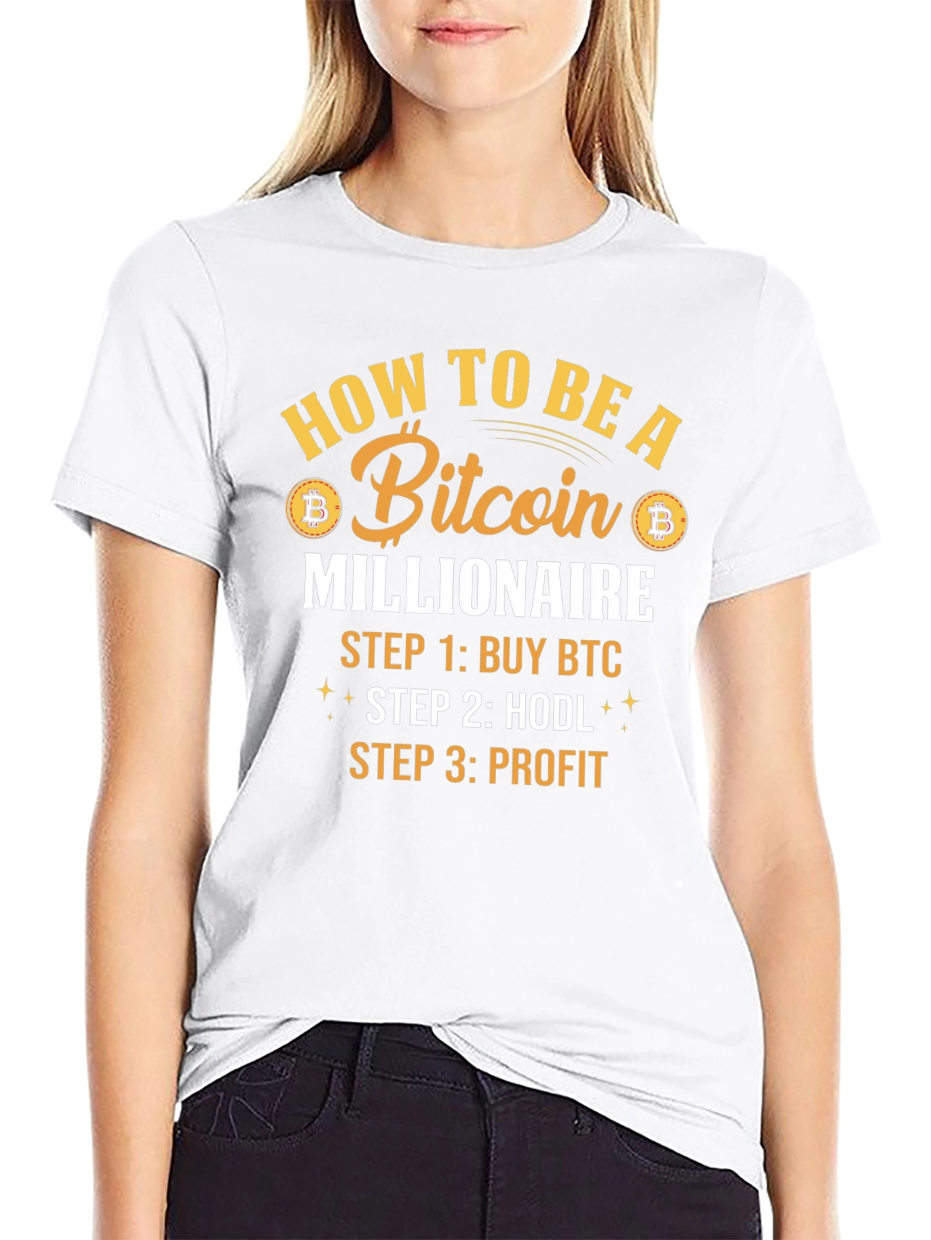 Bitcoin Millionaire T-Shirt - Crypto HODL Tee