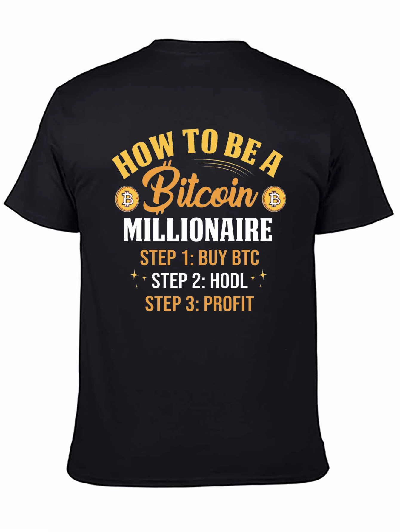 Bitcoin Millionaire T-Shirt - Crypto HODL Tee