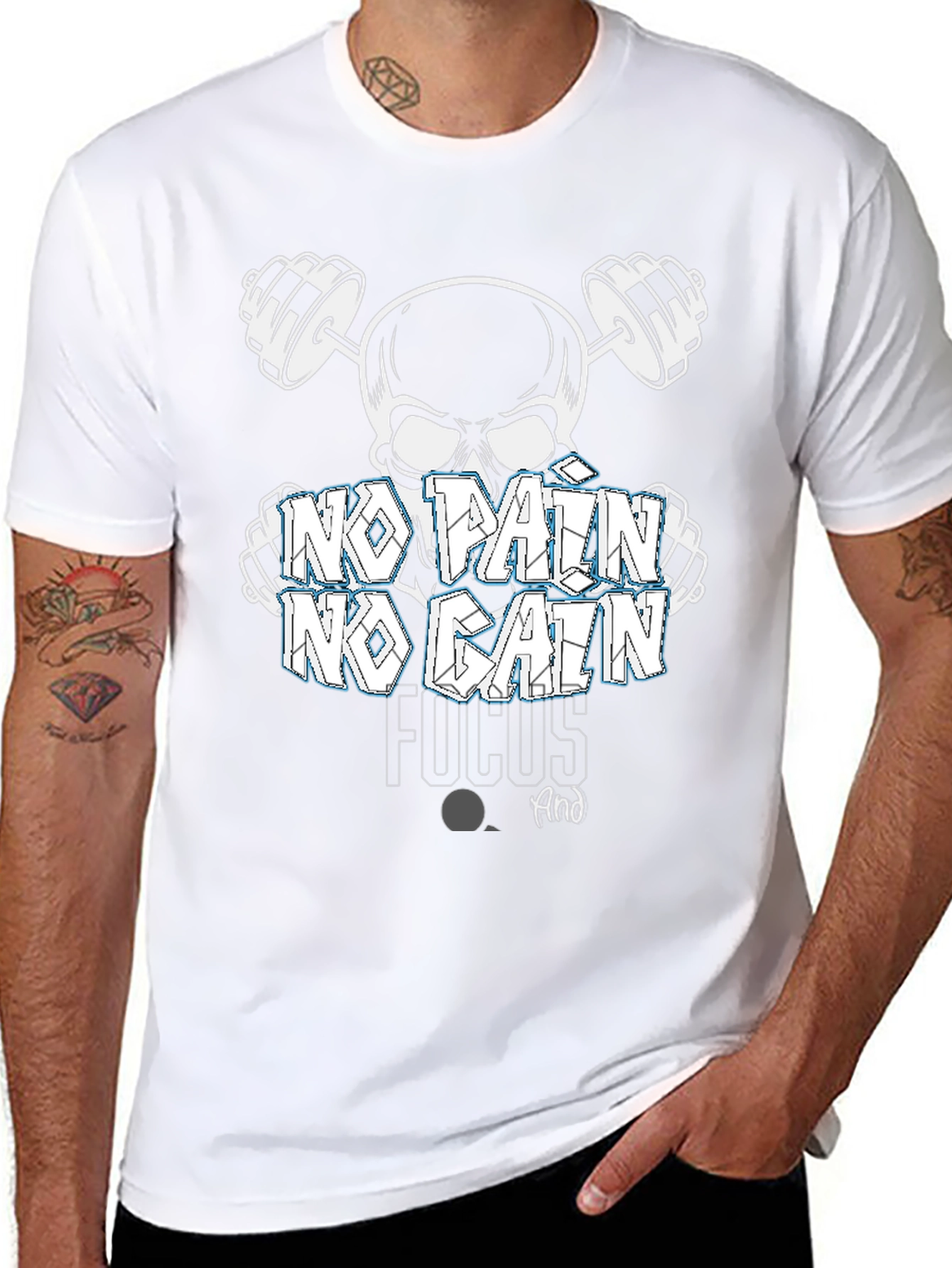 No Pain No Gain Black T-Shirt