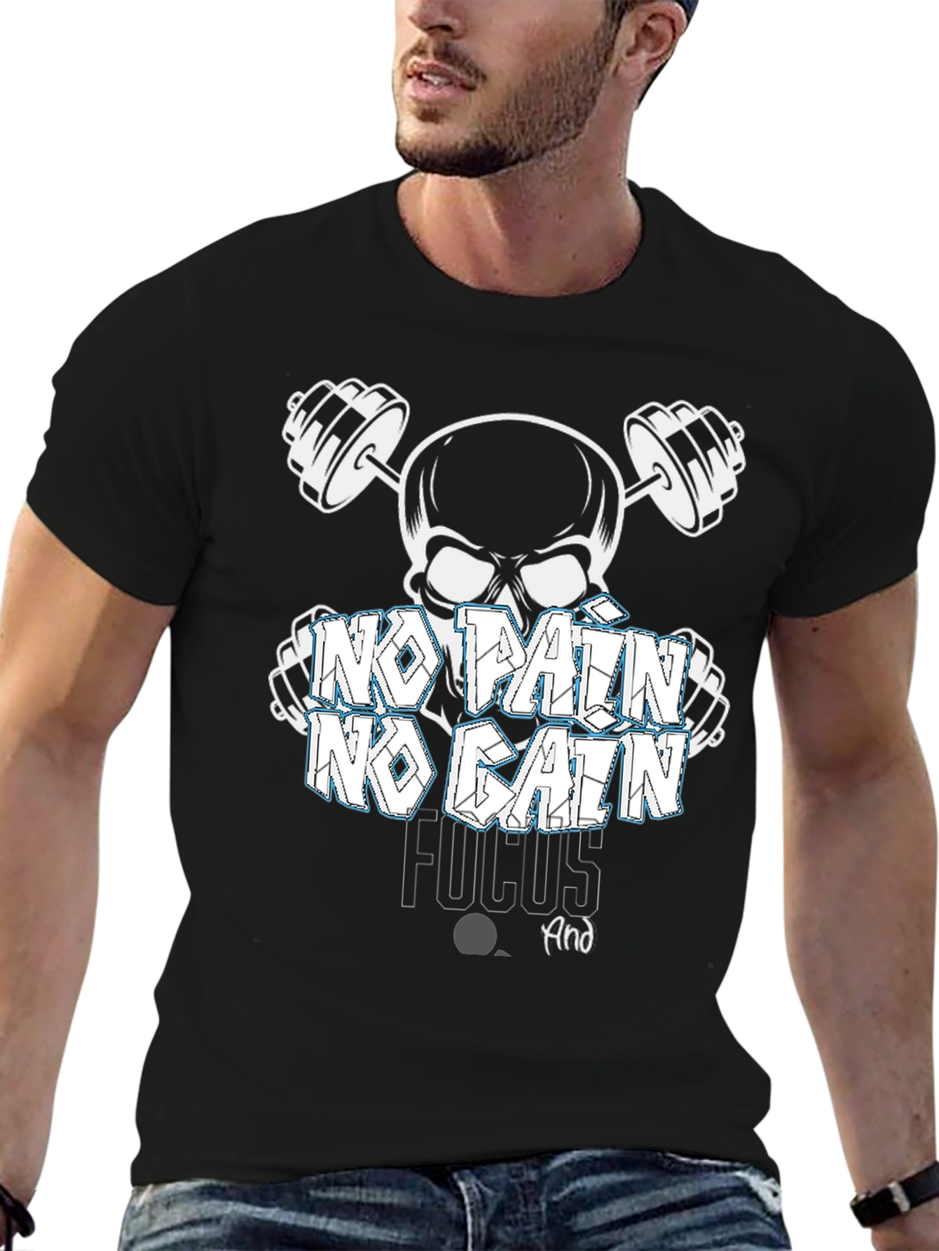 No Pain No Gain Black T-Shirt