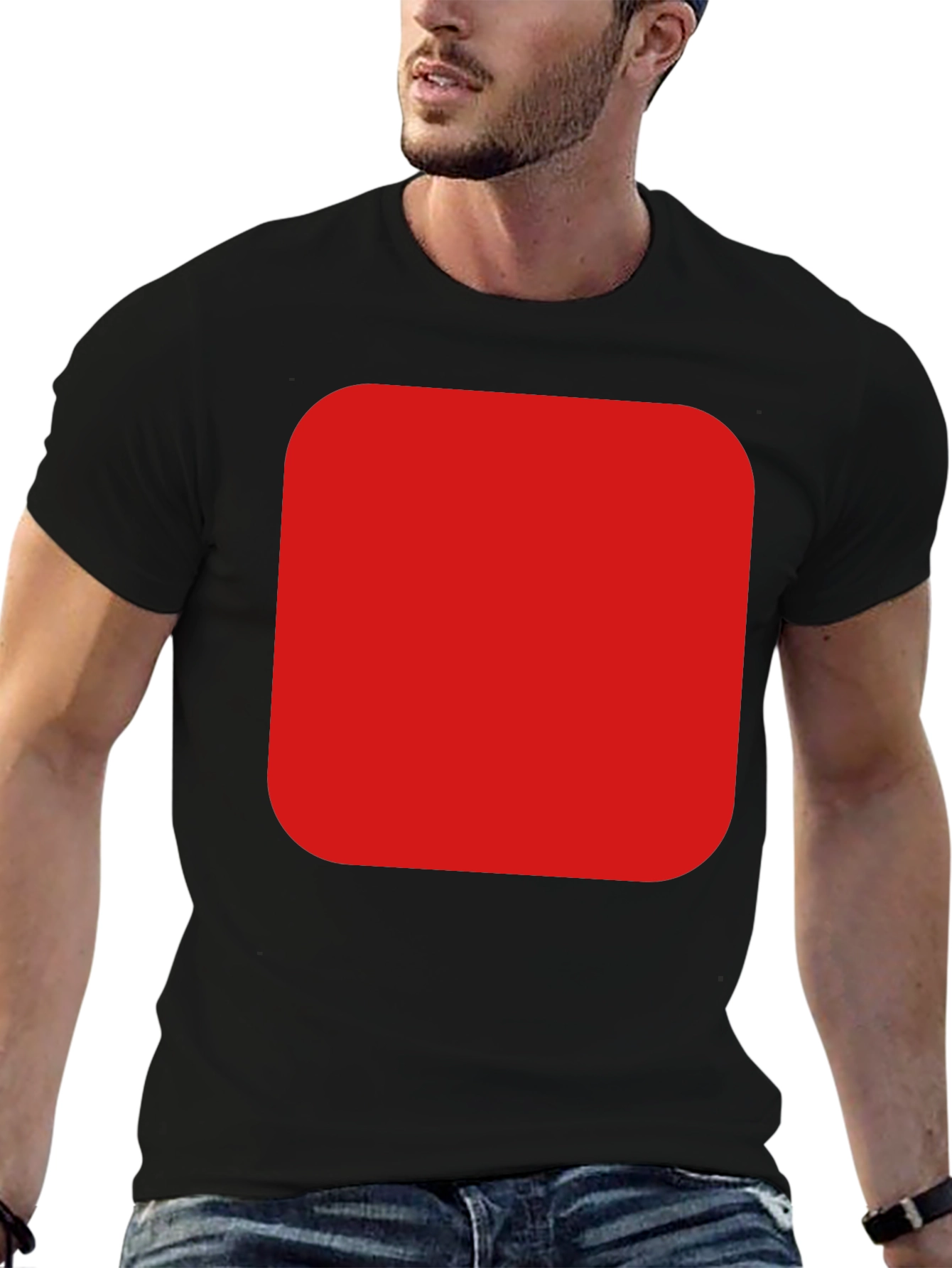 Black Short Sleeve T-Shirt with Graphic
