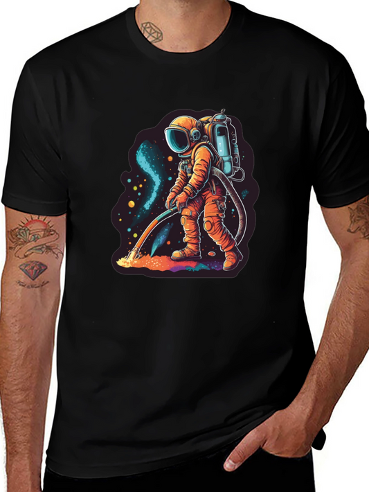 Astronaut Space Janitor T-Shirt - Funny Graphic Tee