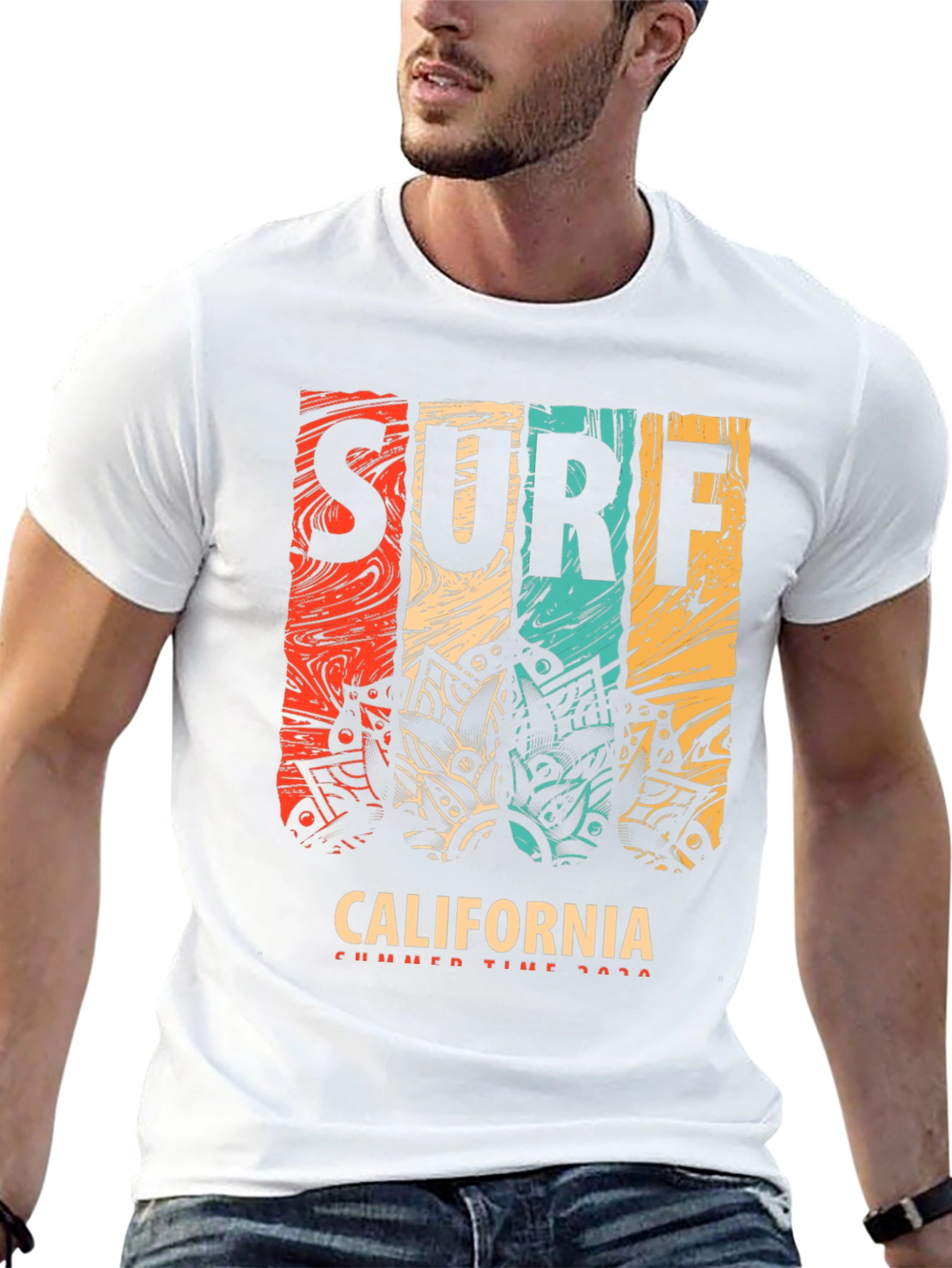 Surf California Graphic T-Shirt