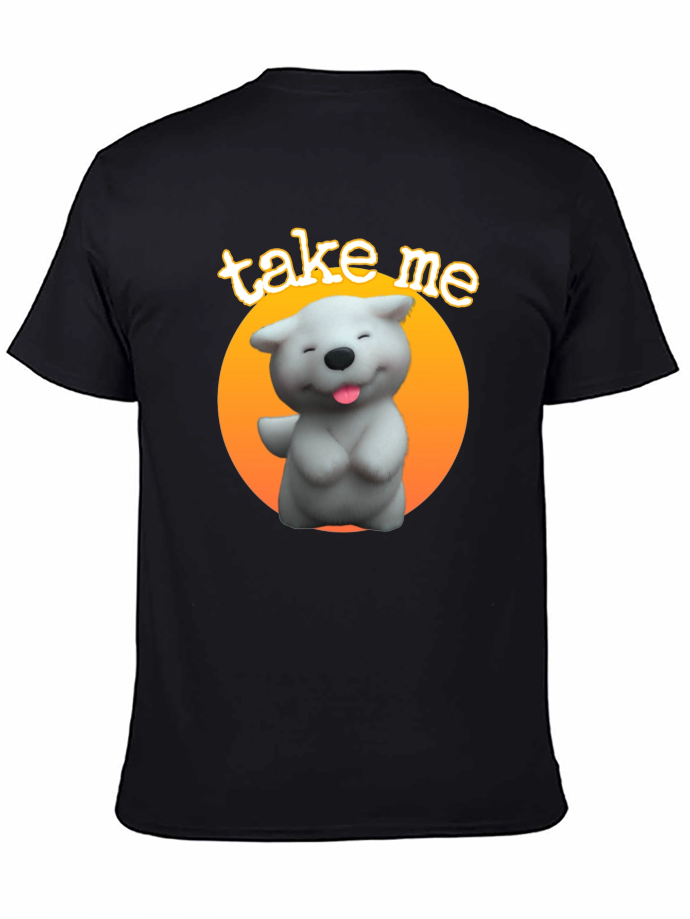 Cute Dog Graphic Tee - Take Me Design