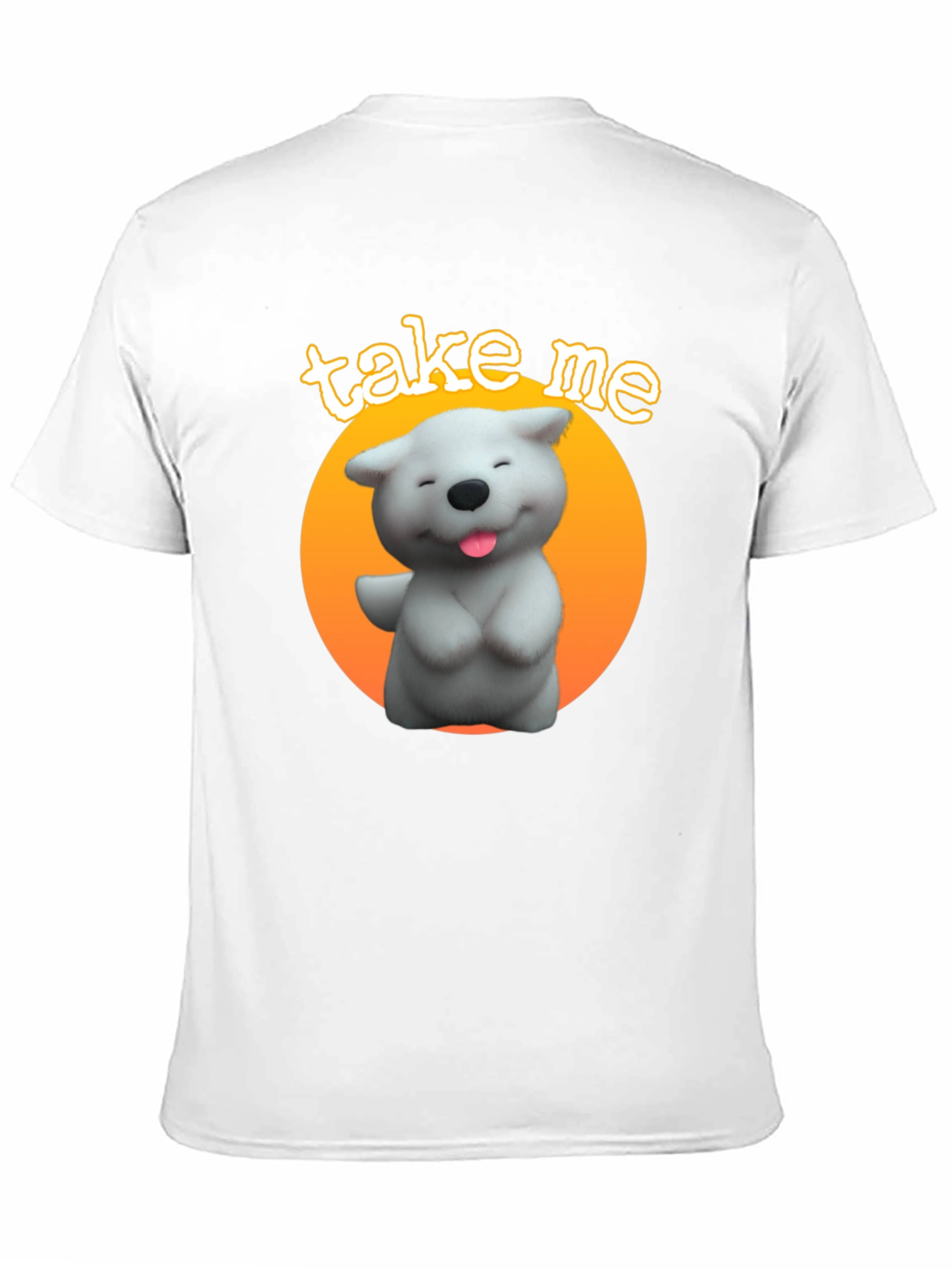 Cute Dog Graphic Tee - Take Me Design