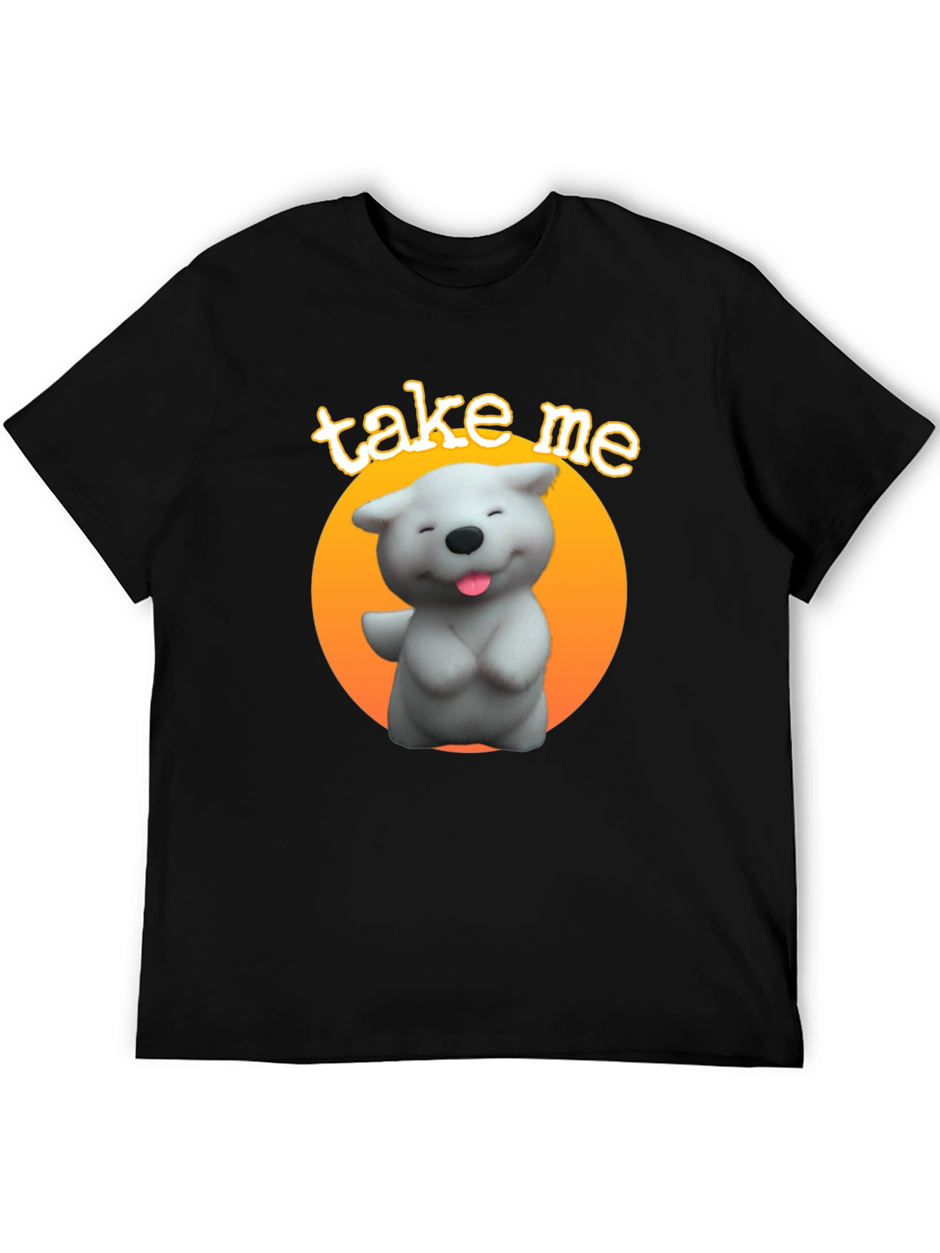 Cute Dog Graphic Tee - Take Me Design