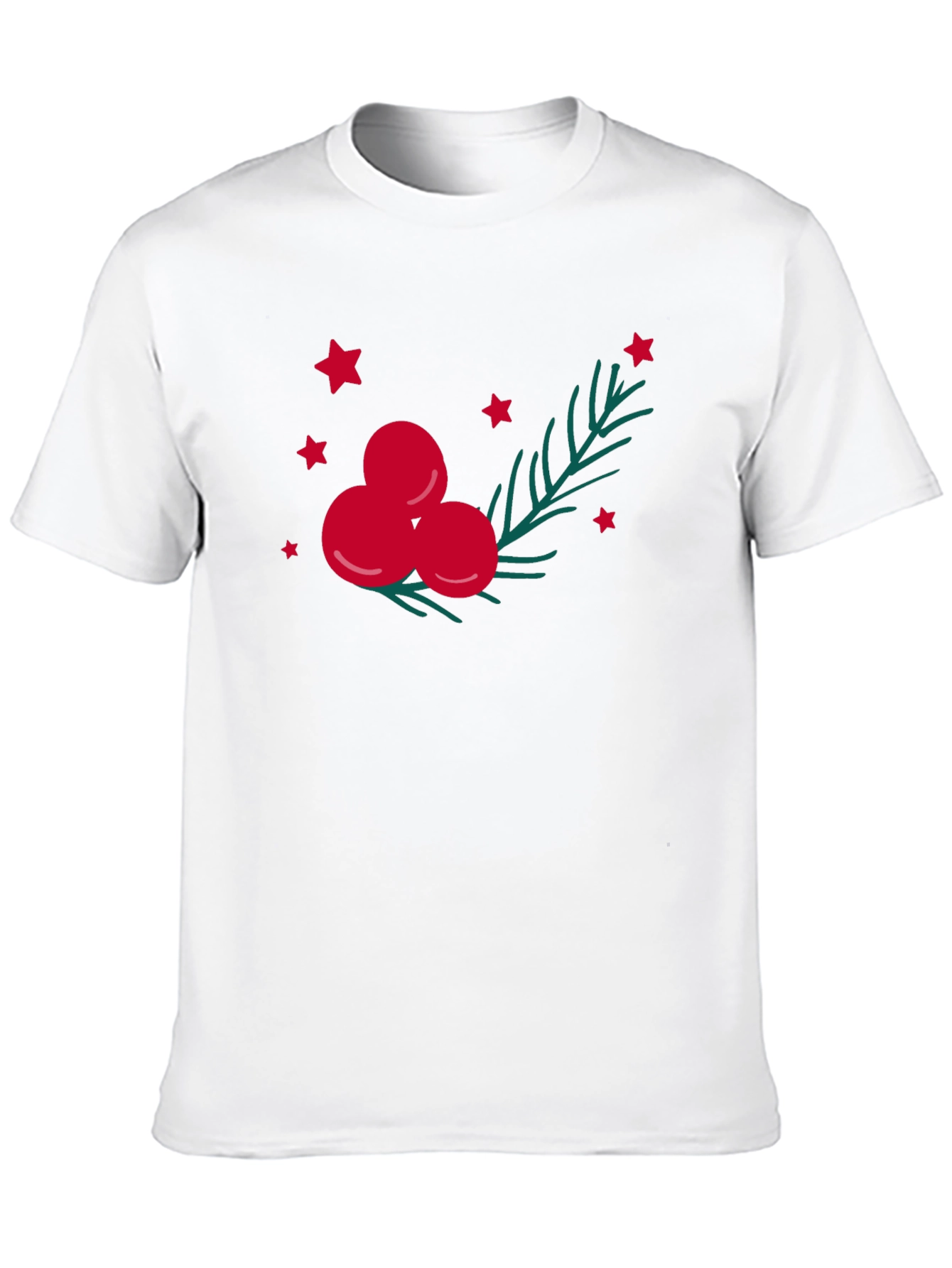Festive Christmas Berry Graphic Tee