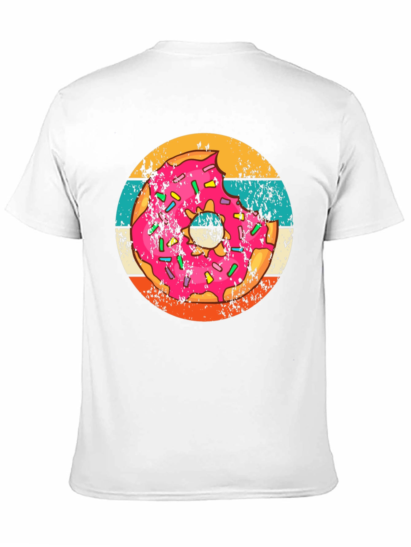 Retro Donut Graphic Tee - Trendy Comfort