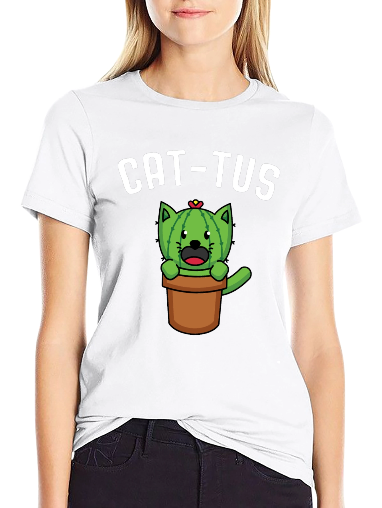 Cat-tus Funny Novelty T-Shirt
