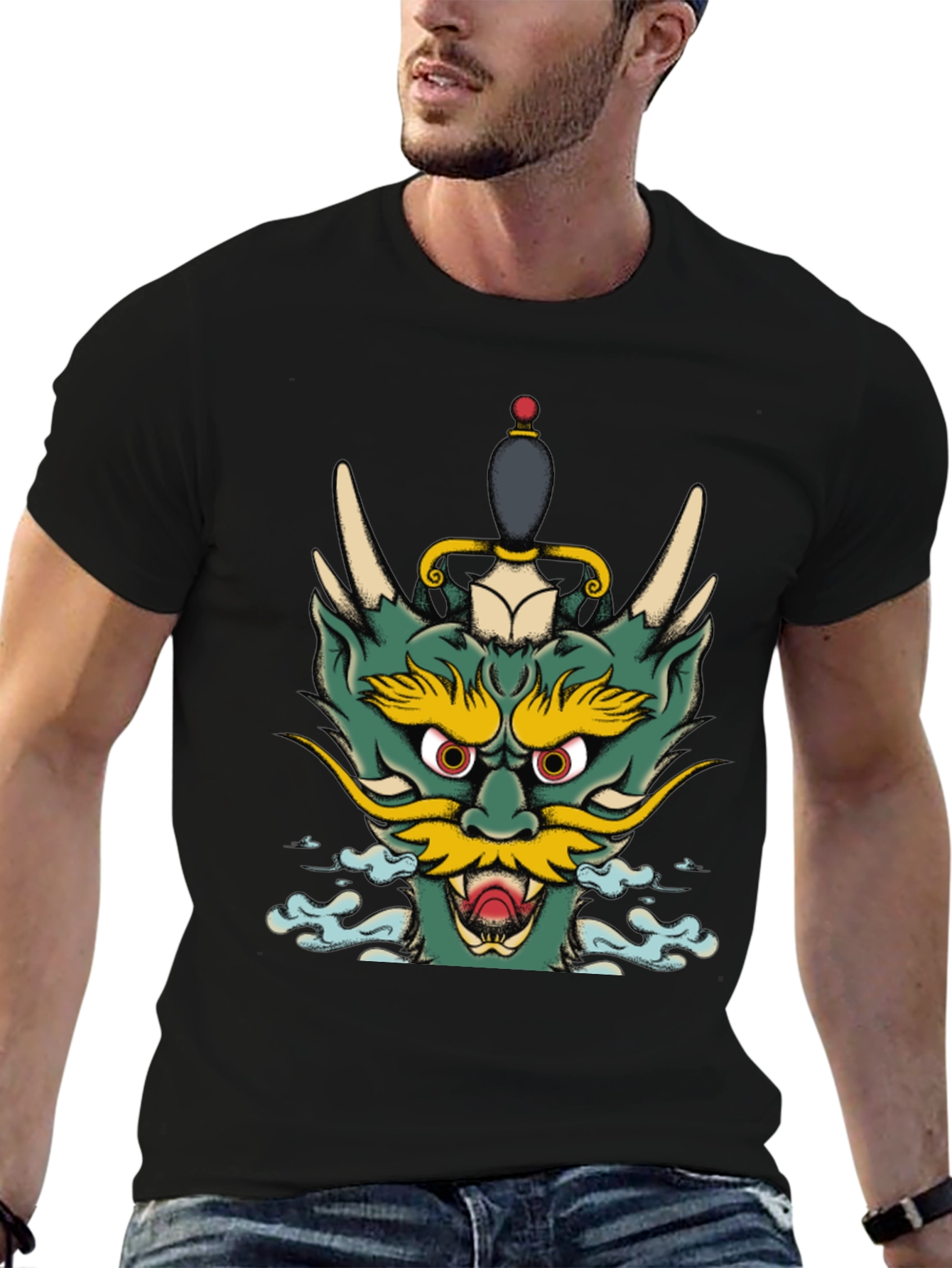 Dragon Graphic Tee - Stylish & Bold