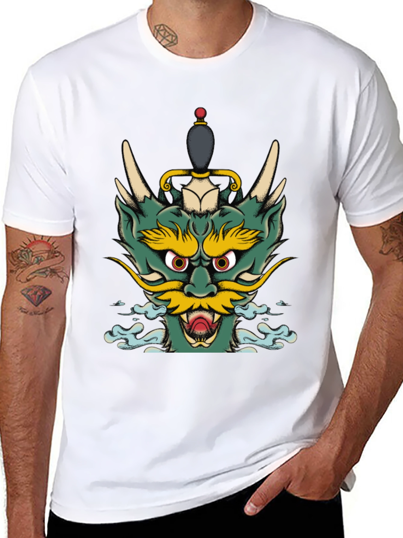 Dragon Graphic Tee - Stylish & Bold
