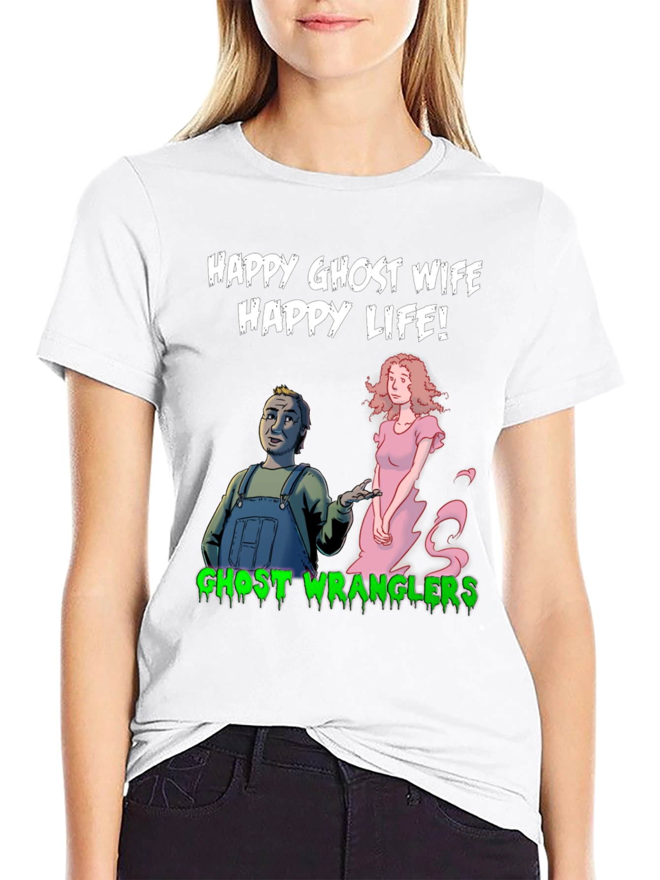 Happy Ghost Wife T-Shirt