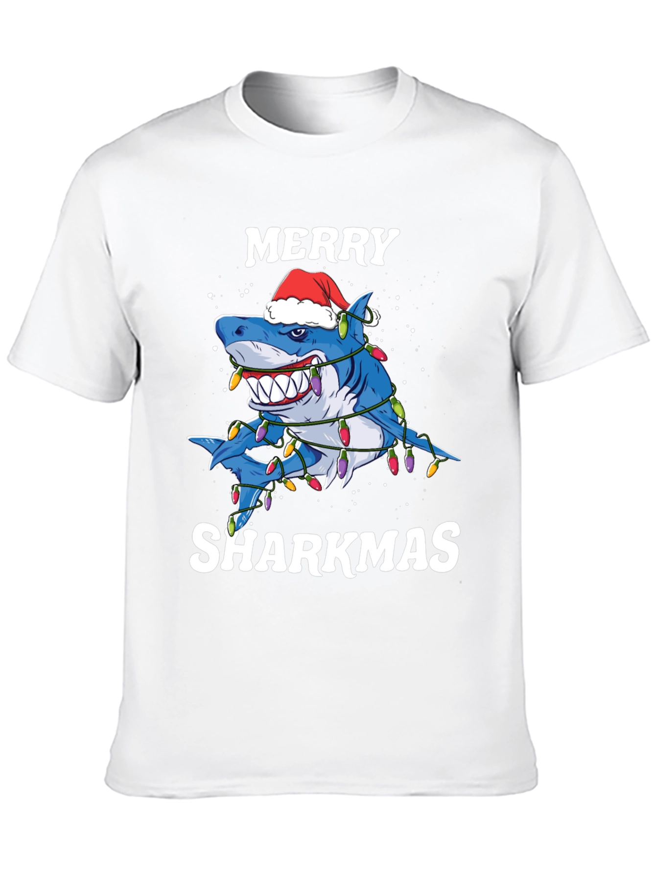 Merry Sharkmas Graphic T-Shirt