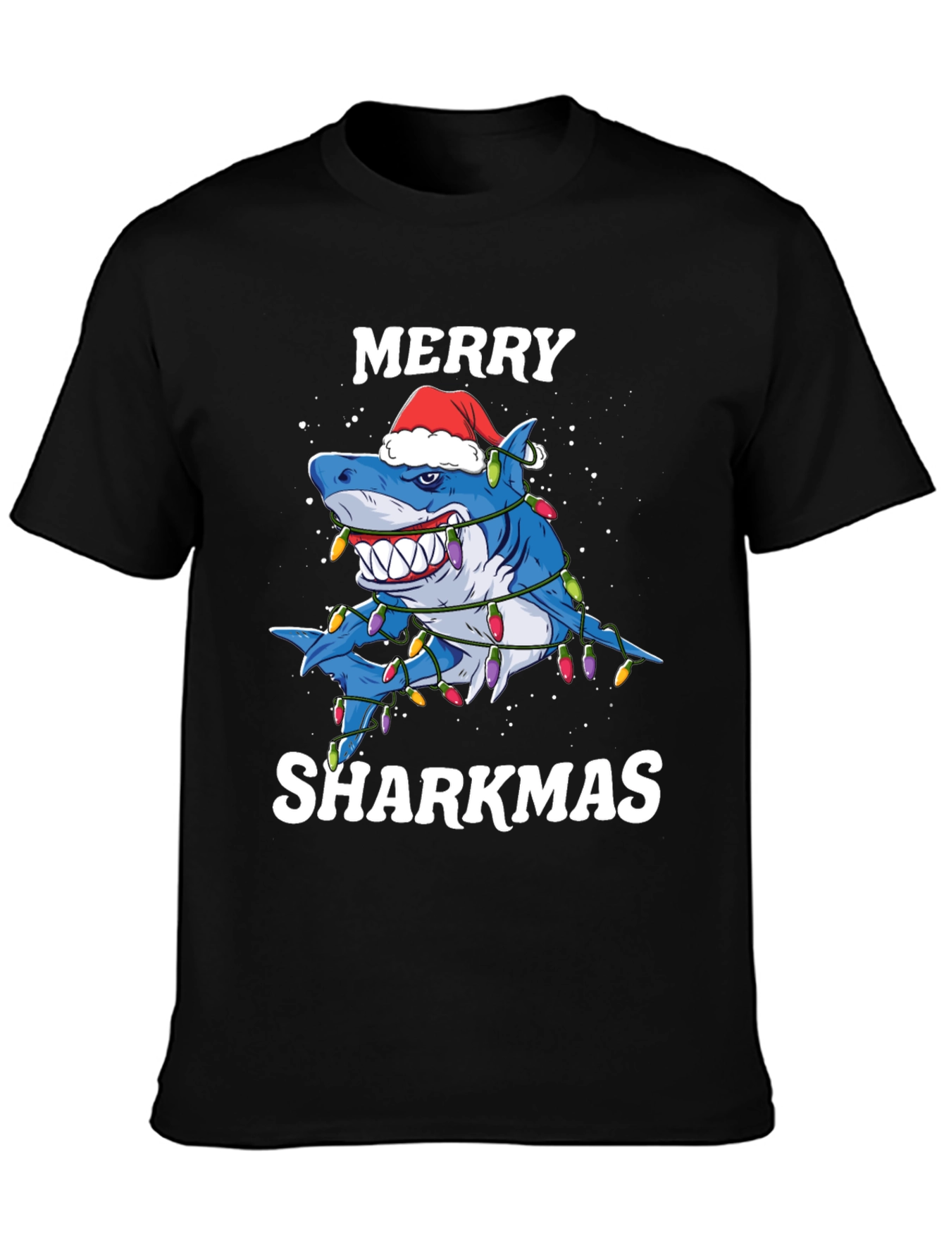 Merry Sharkmas Graphic T-Shirt