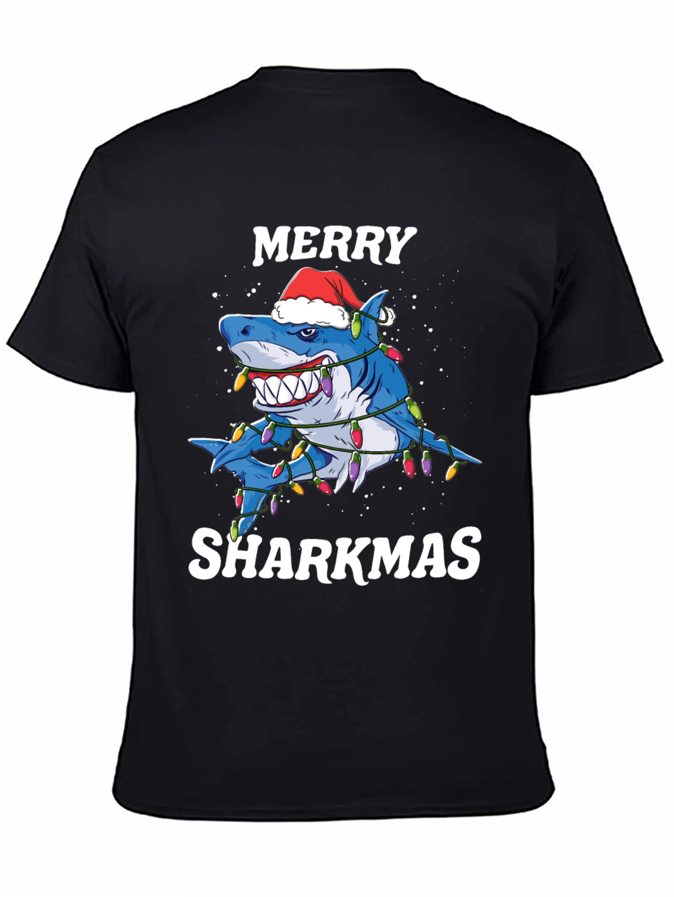 Merry Sharkmas Graphic T-Shirt