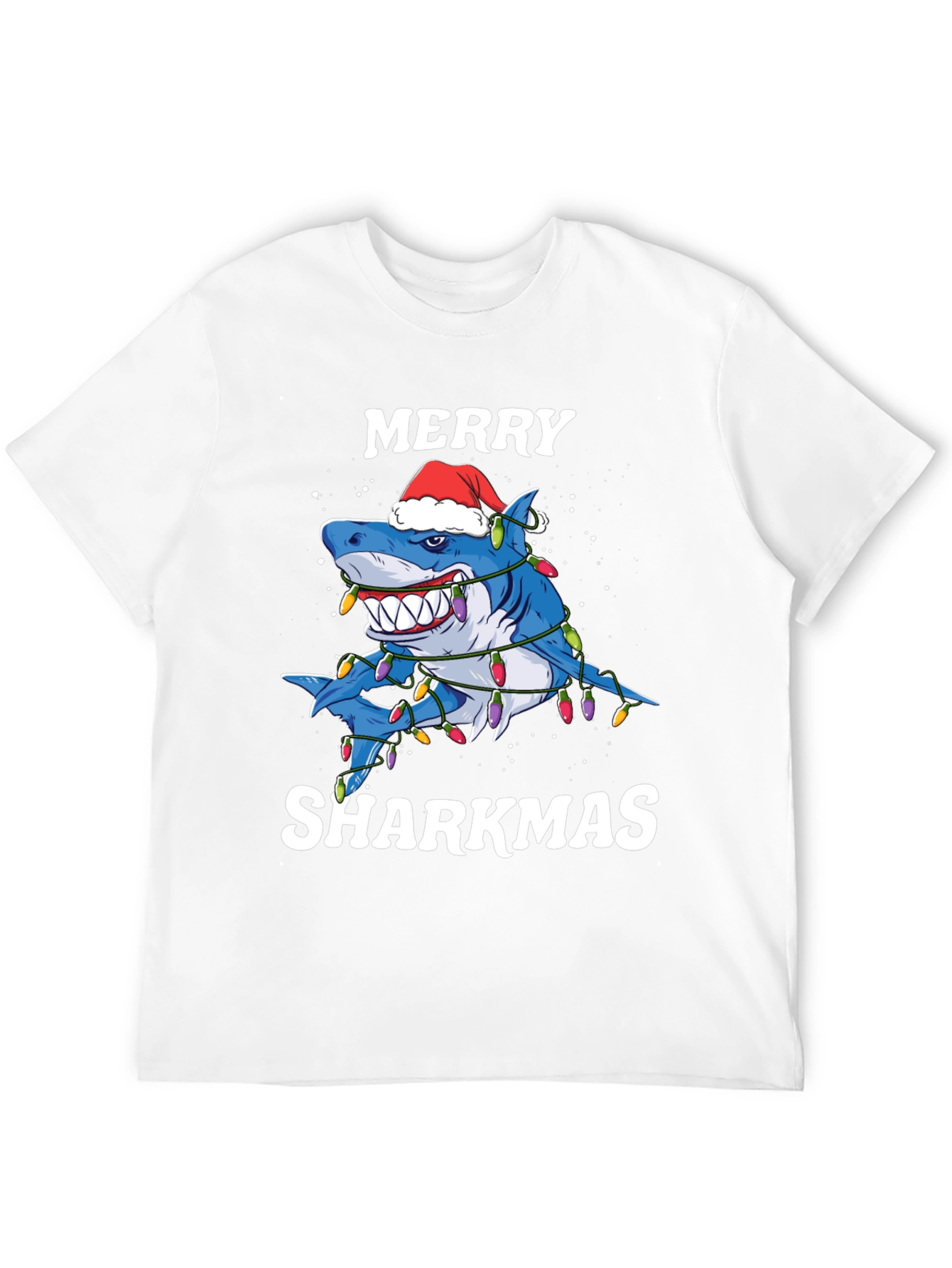 Merry Sharkmas Graphic T-Shirt
