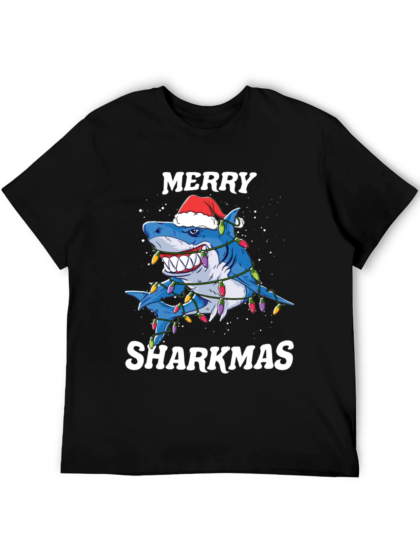 Merry Sharkmas Graphic T-Shirt