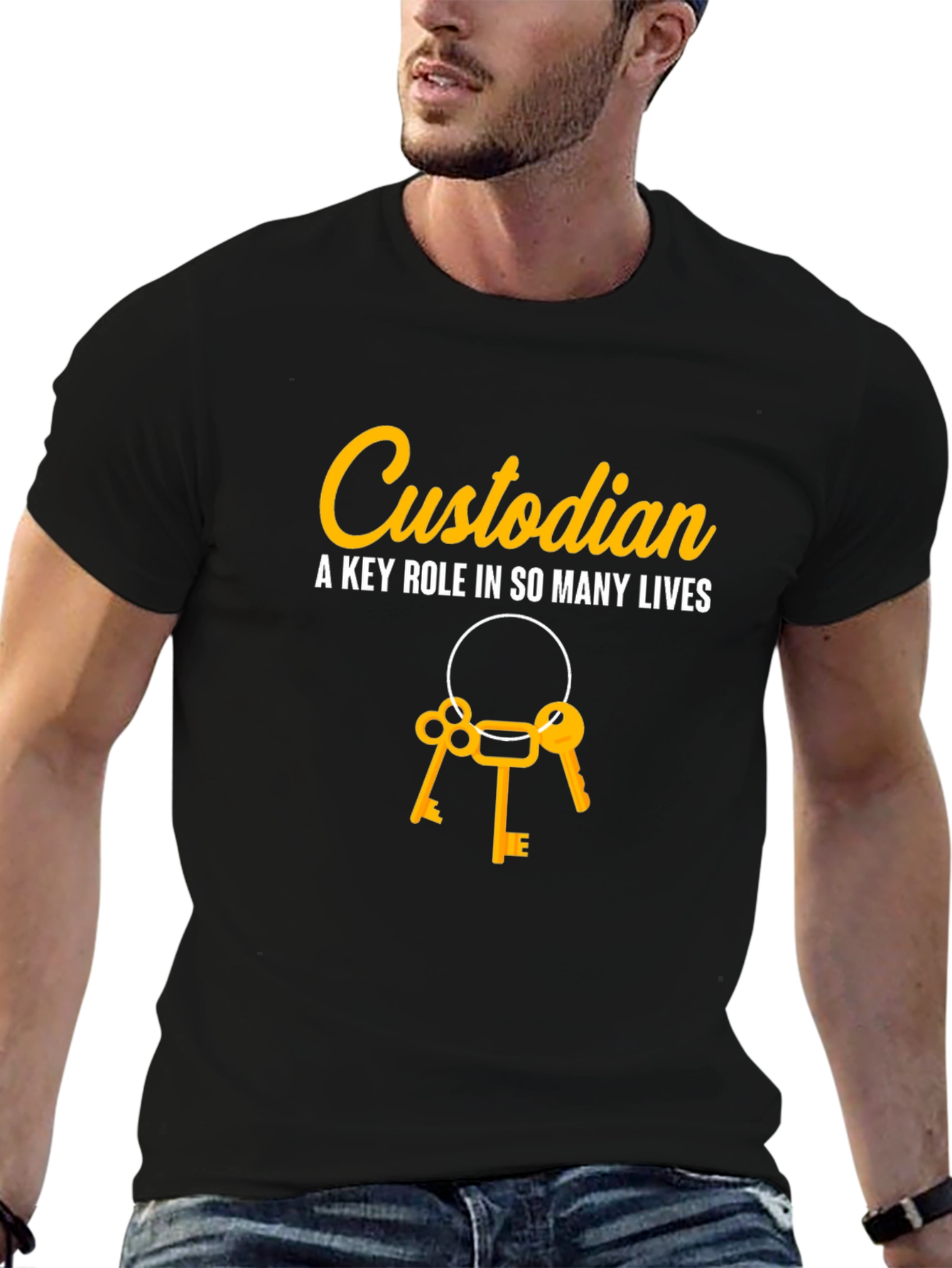 Custodian Key Role T-Shirt
