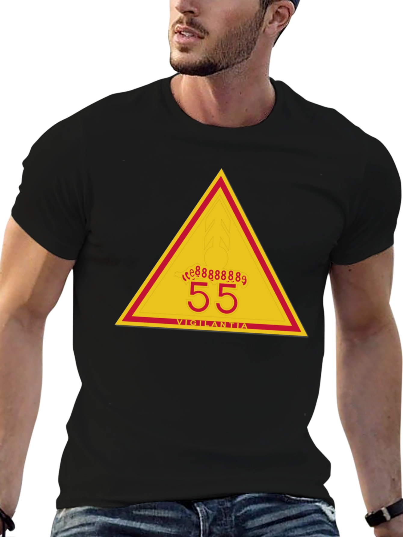 Vigilantia 55 Black T-Shirt