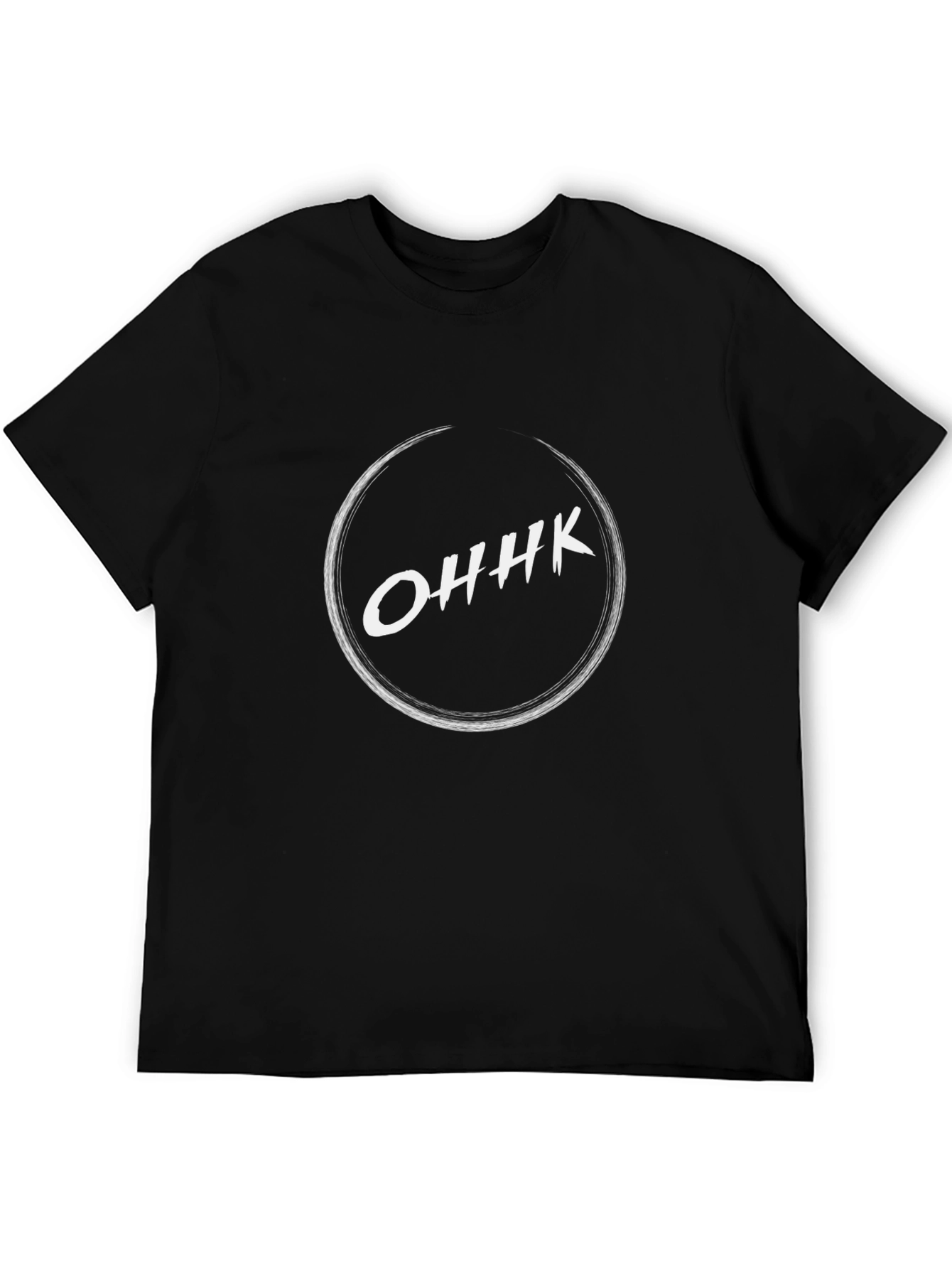 OHHK Graphic Tee - Black Cotton Blend
