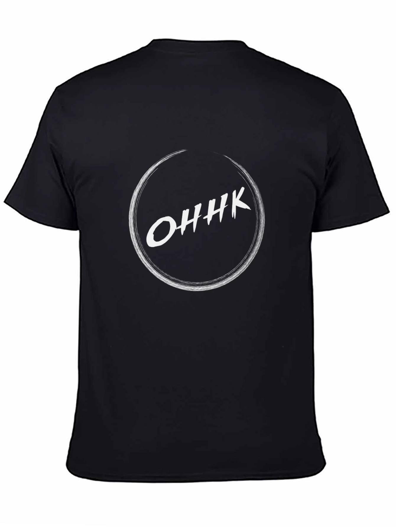 OHHK Graphic Tee - Black Cotton Blend