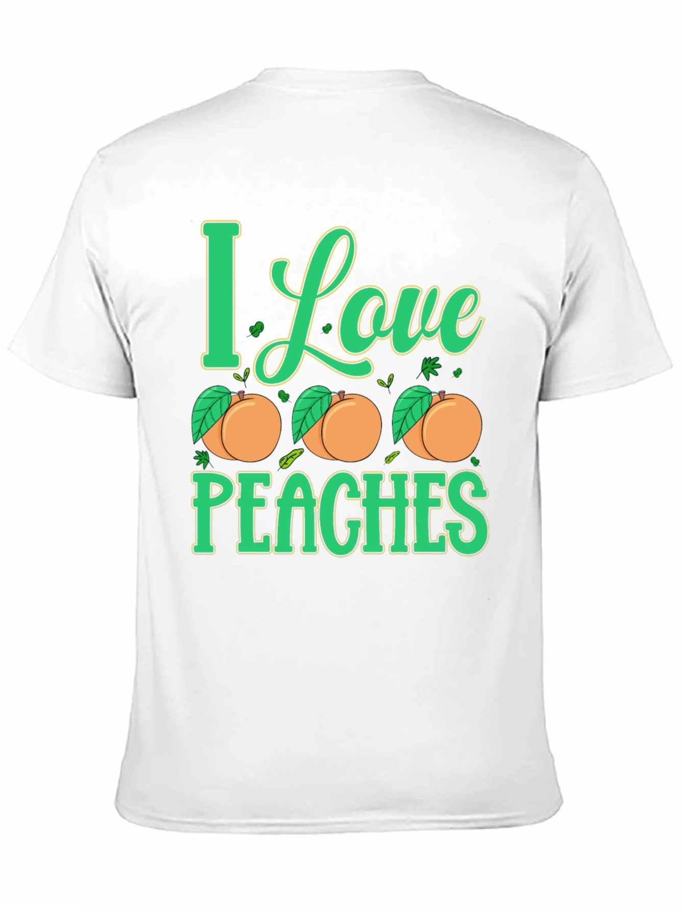 I Love Peaches Graphic T-Shirt
