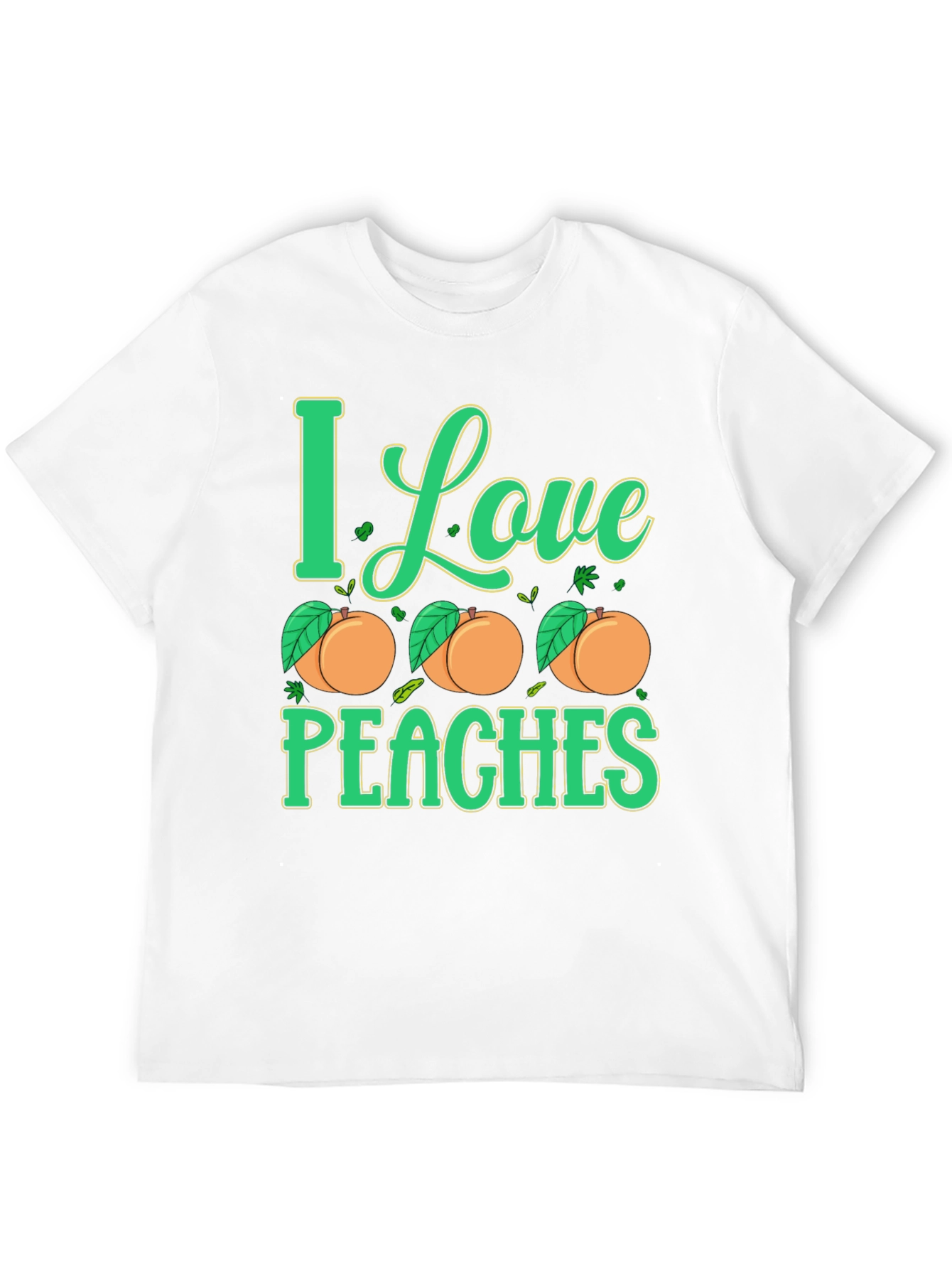 I Love Peaches Graphic T-Shirt