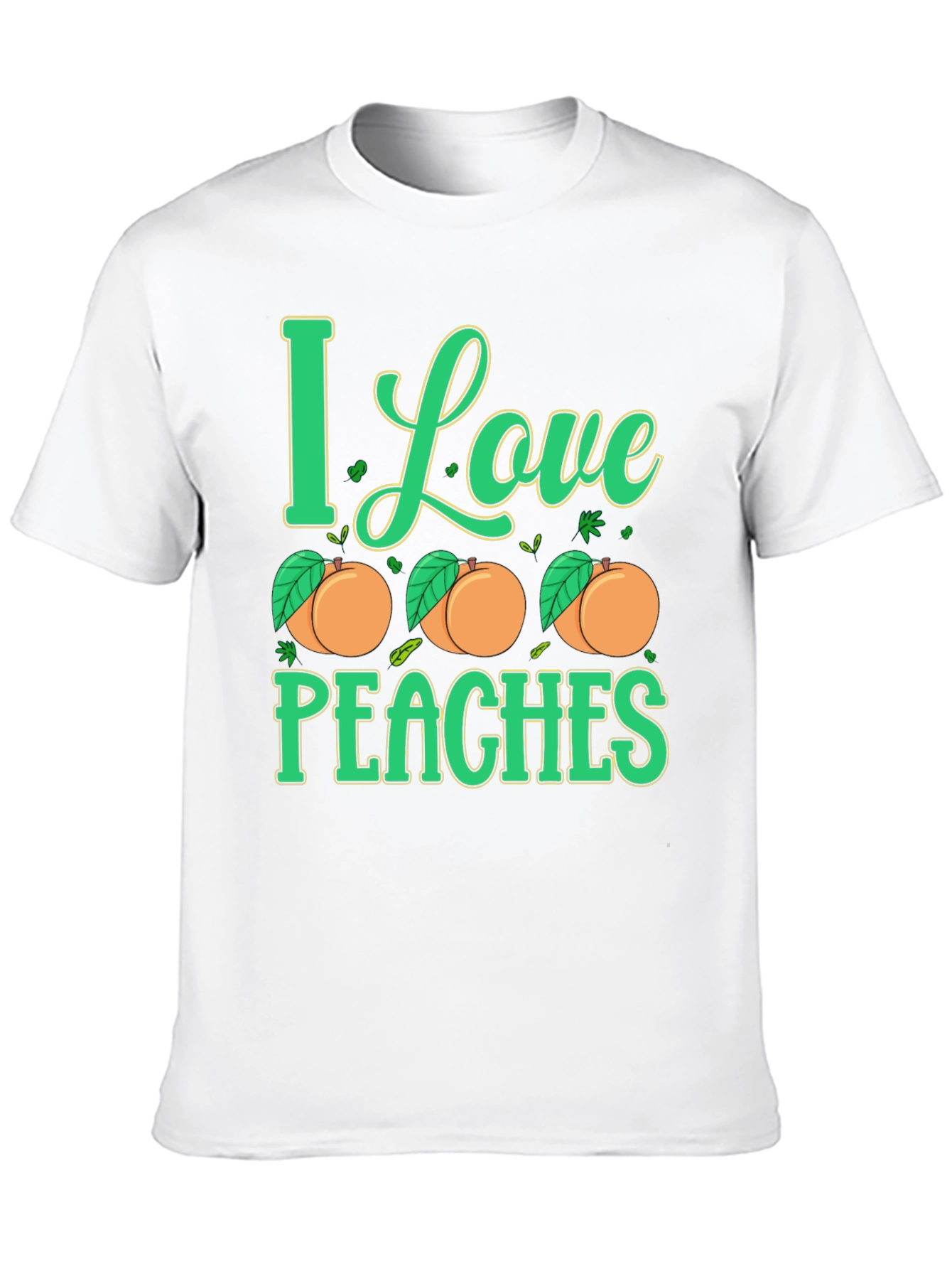 I Love Peaches Graphic T-Shirt