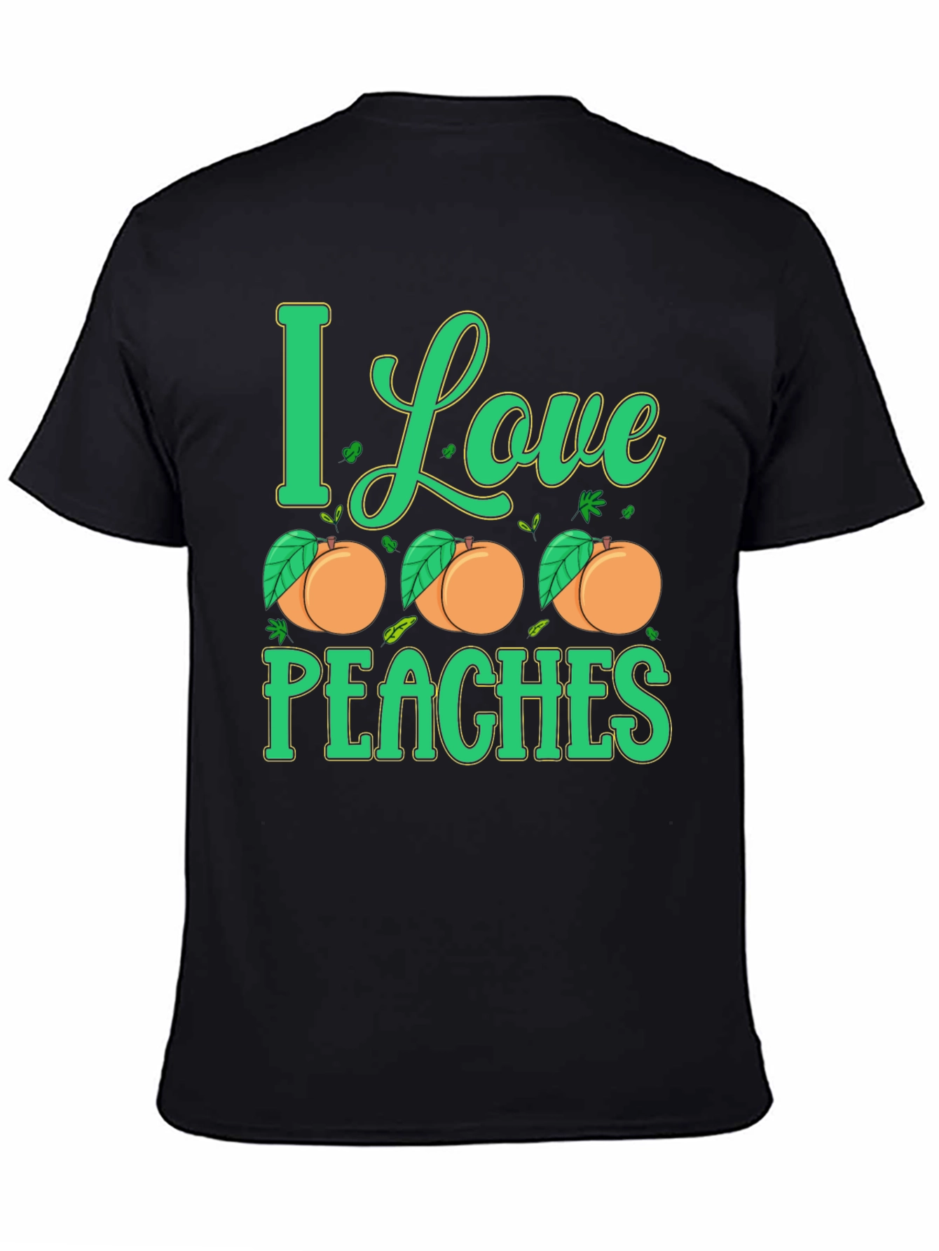 I Love Peaches Graphic T-Shirt