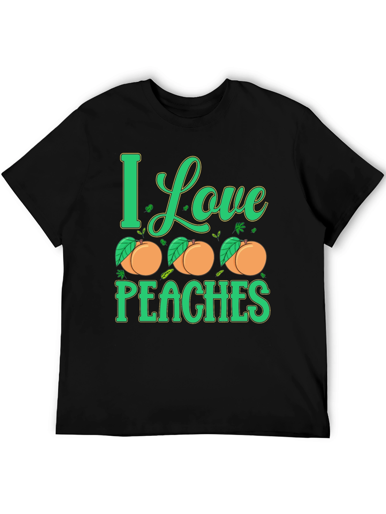 I Love Peaches Graphic T-Shirt