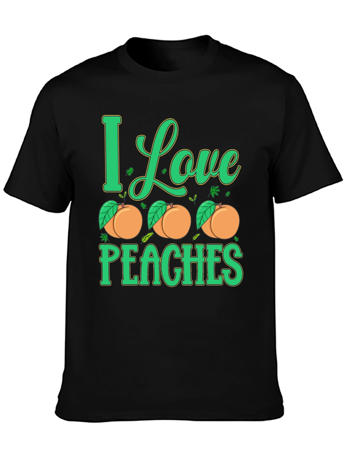 I Love Peaches Graphic T-Shirt