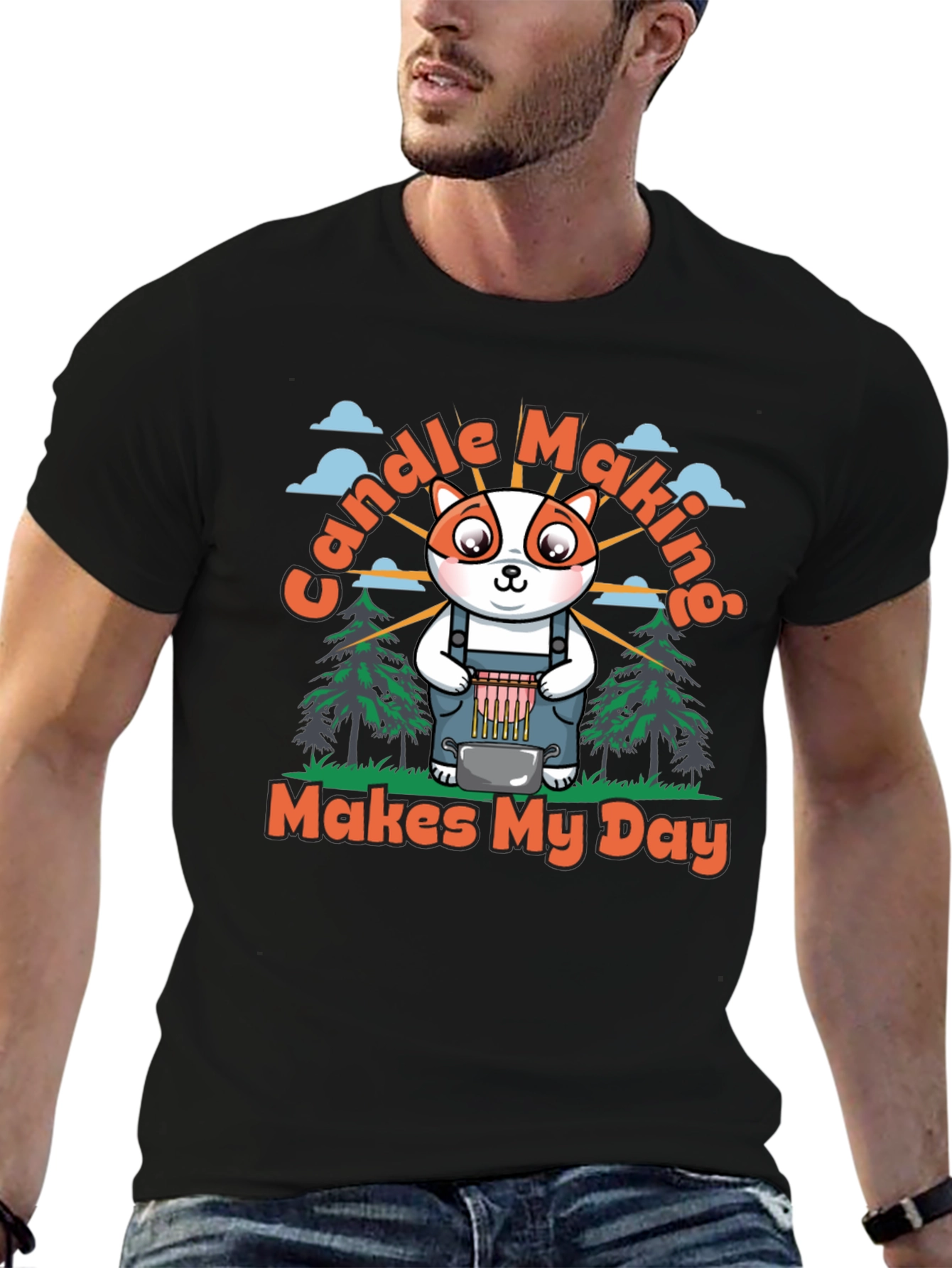Candle Making T-Shirt: Makes My Day!