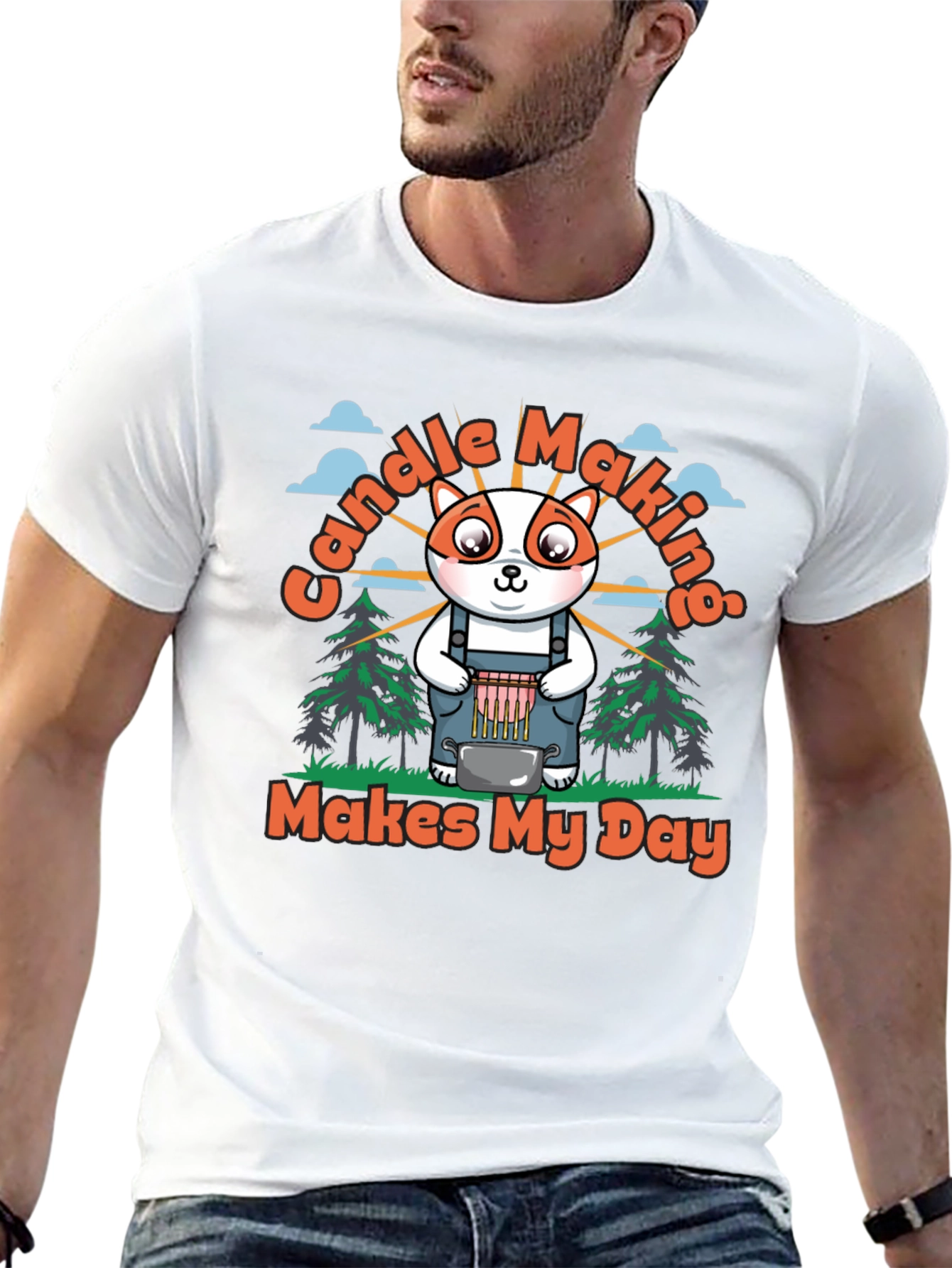 Candle Making T-Shirt: Makes My Day!
