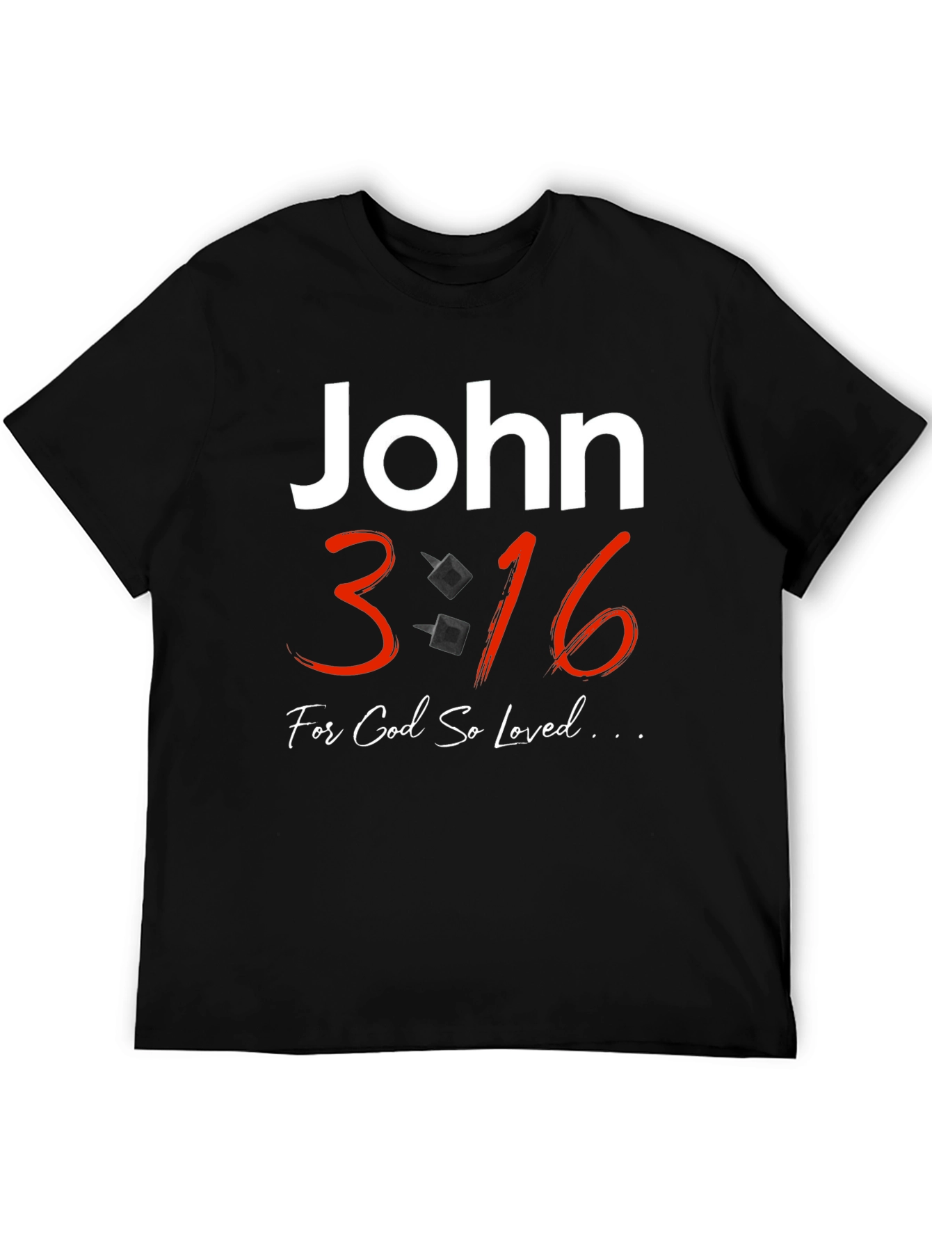 John 3:16 Graphic T-Shirt - Christian Faith Tee