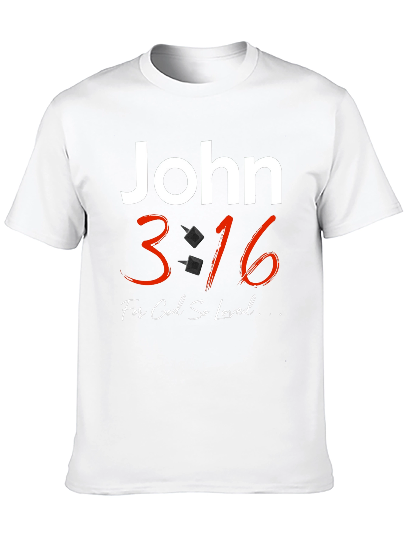 John 3:16 Graphic T-Shirt - Christian Faith Tee