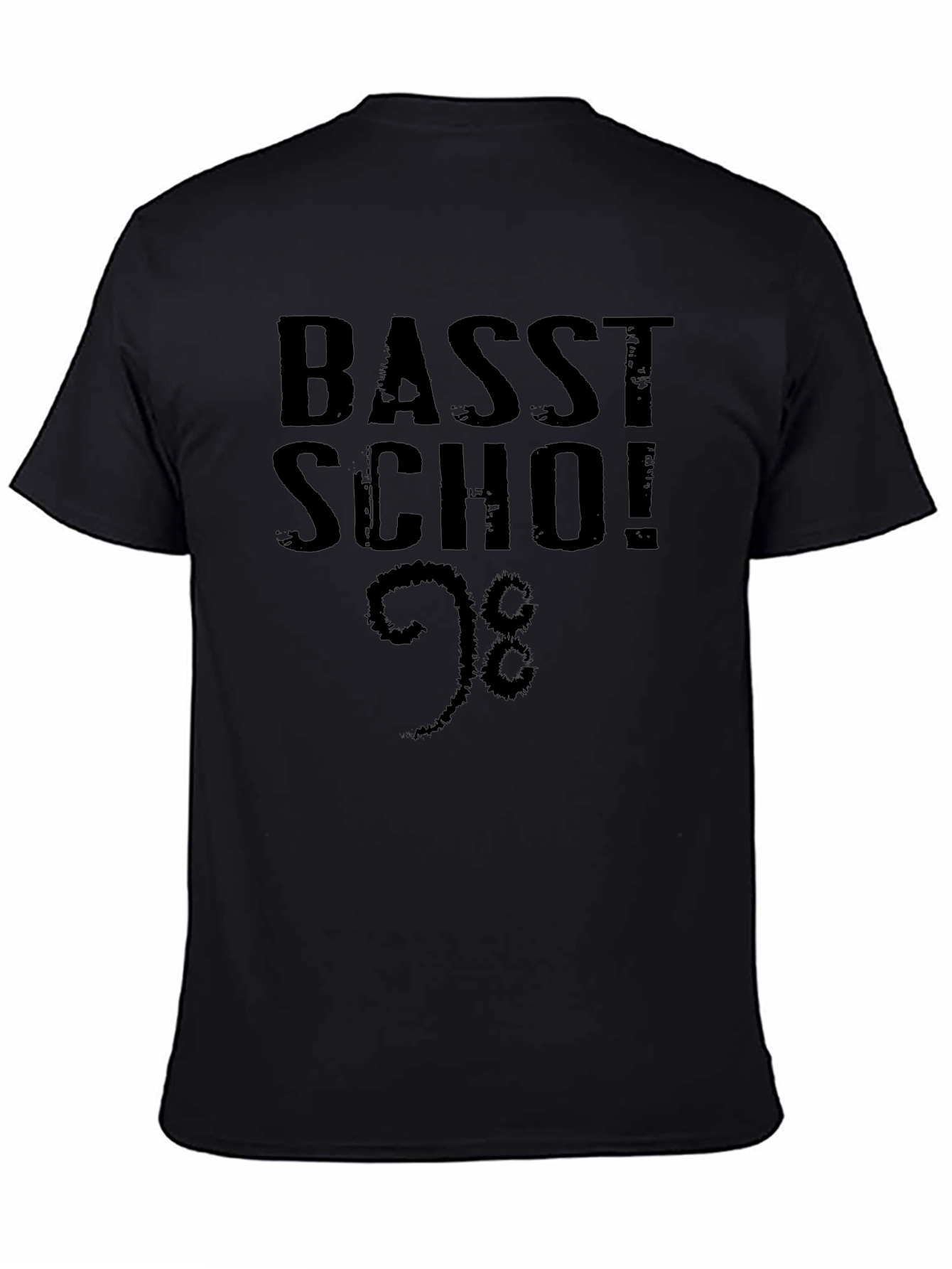 Basst Scho! Black Graphic Tee