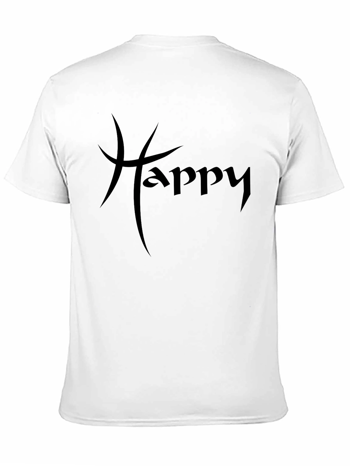 Happy Graphic Tee - Black