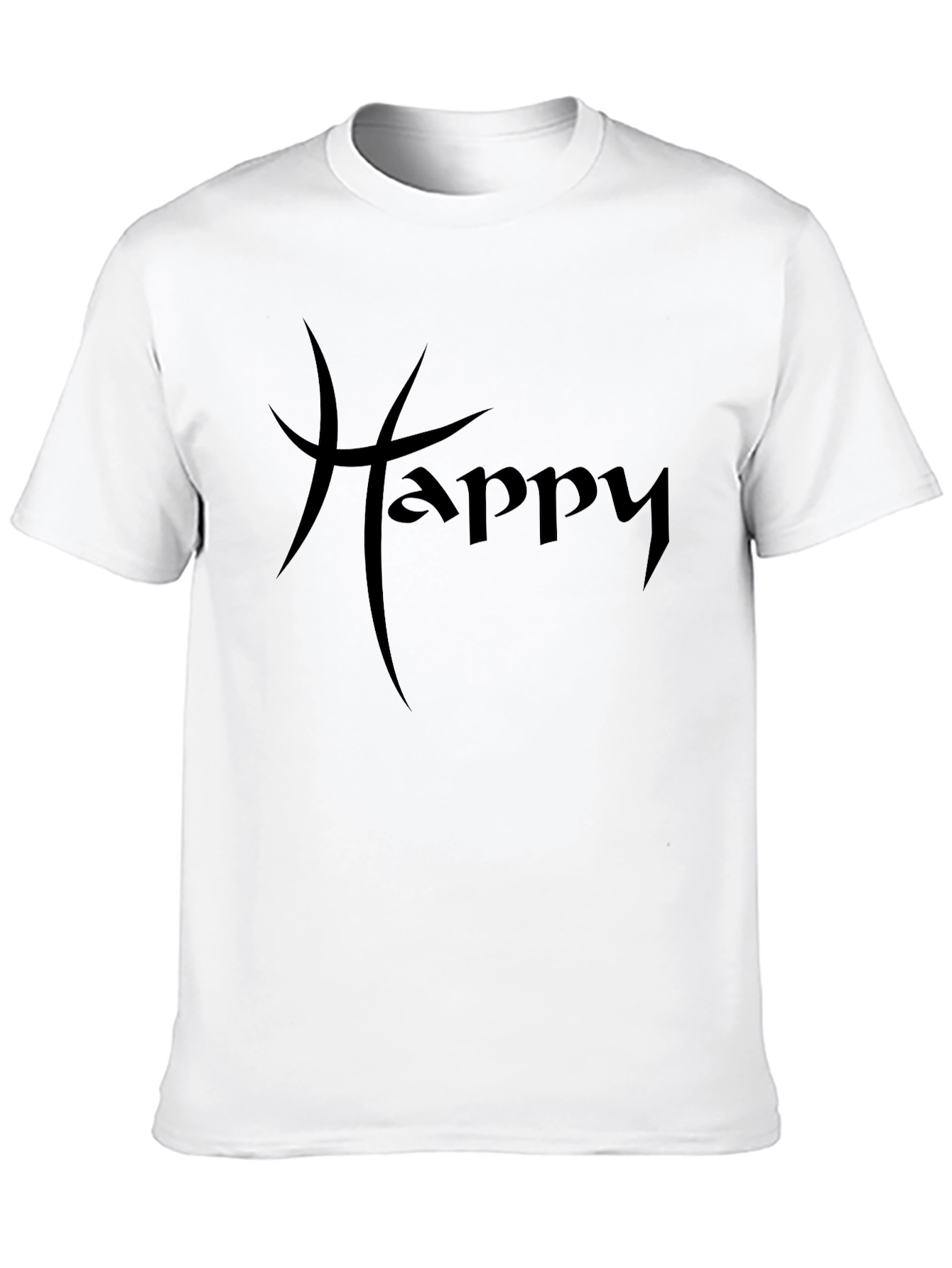 Happy Graphic Tee - Black