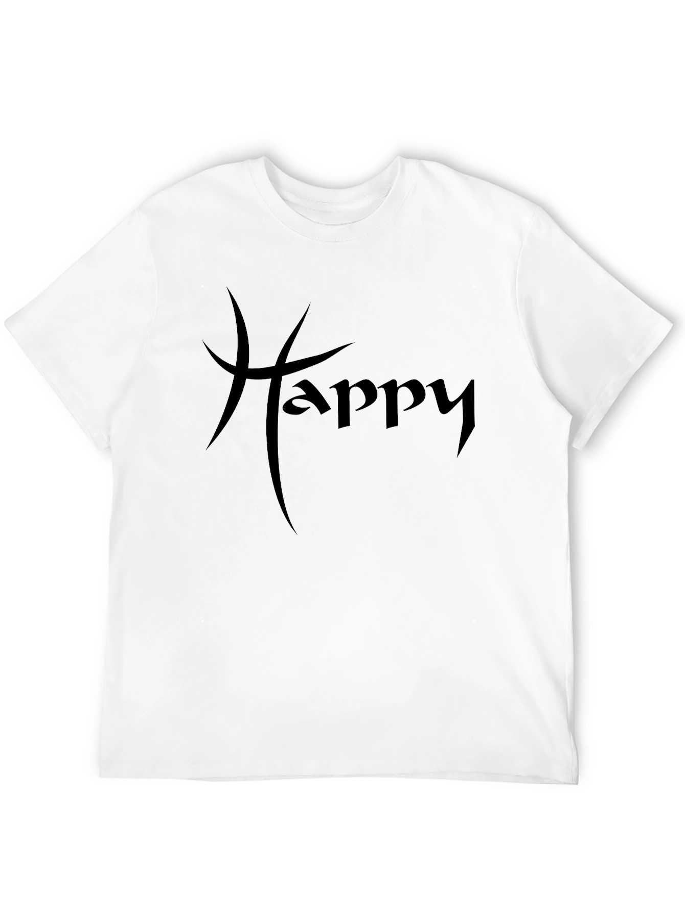 Happy Graphic Tee - Black