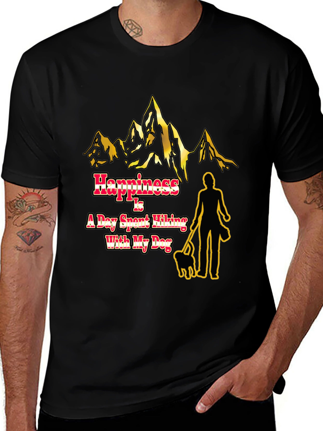 Hiking with My Dog T-Shirt