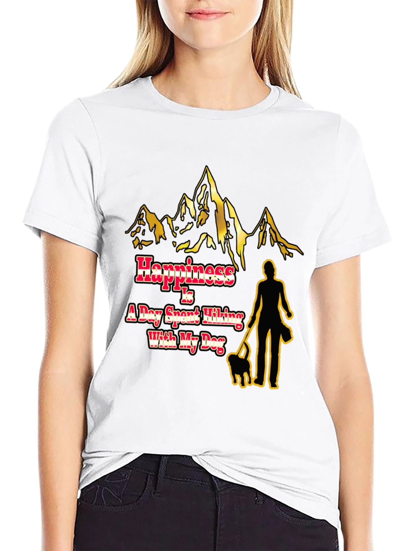 Hiking with My Dog T-Shirt