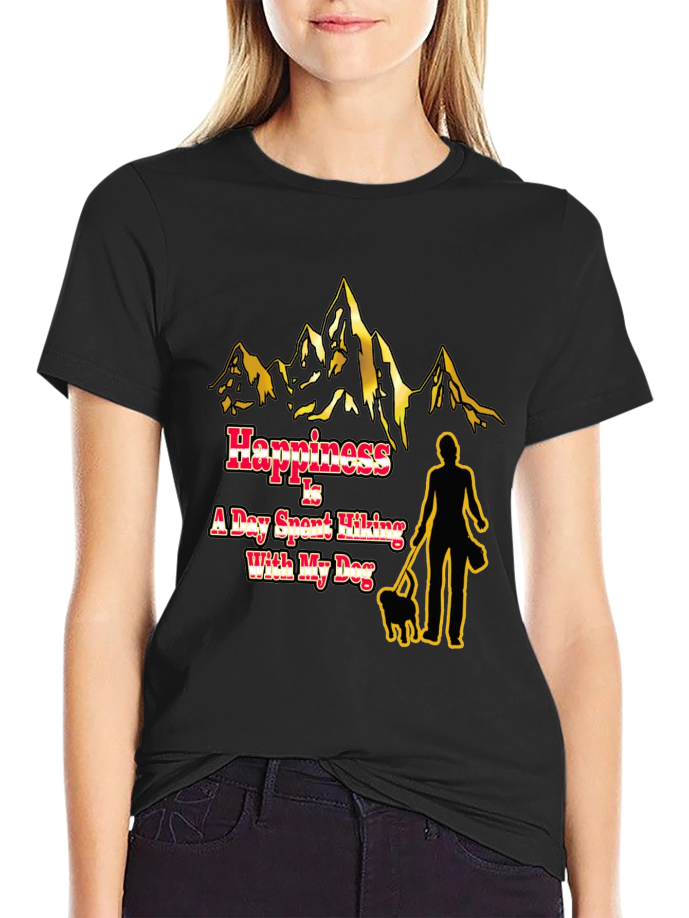 Hiking with My Dog T-Shirt