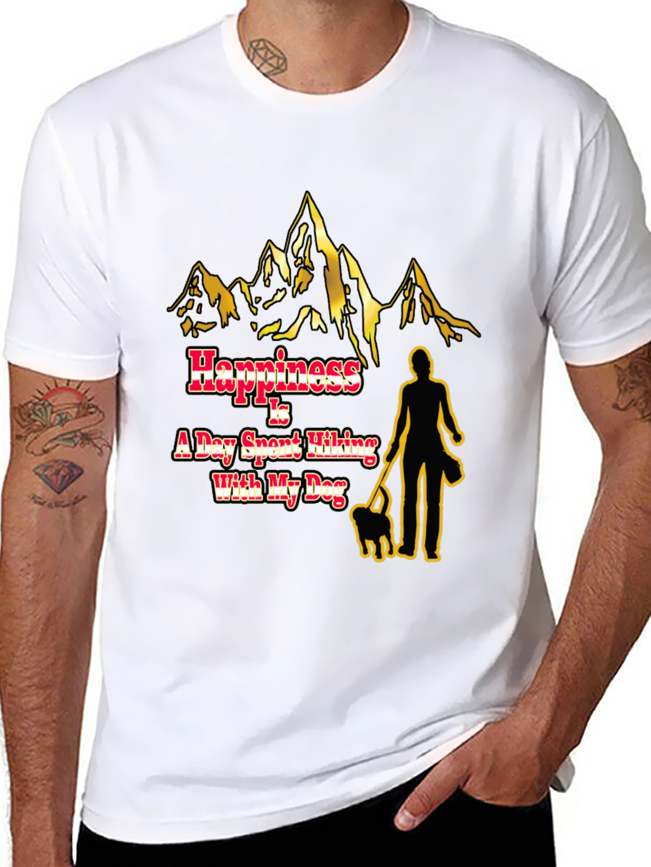 Hiking with My Dog T-Shirt