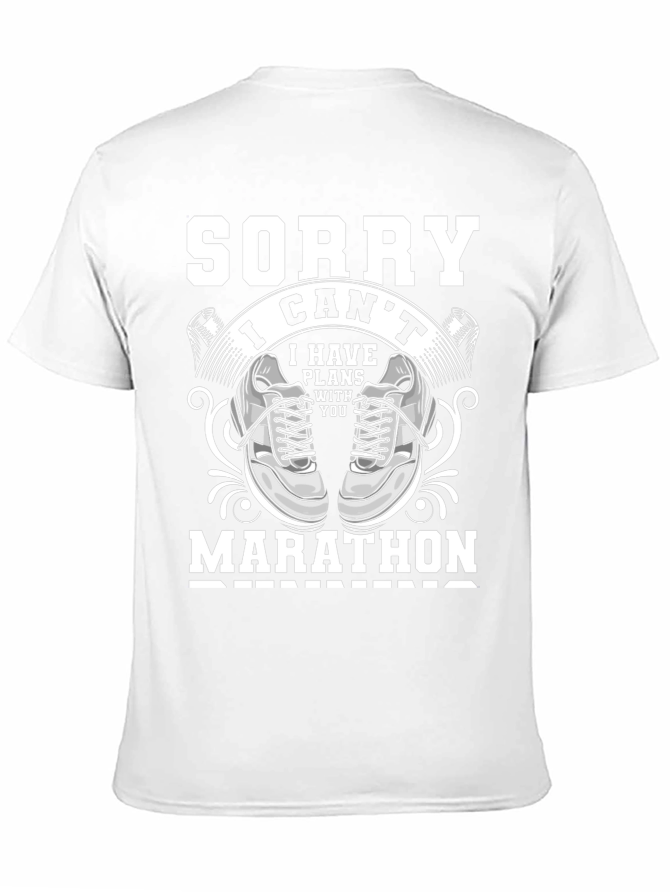 Funny Marathon Runner T-Shirt - Sorry I Cant