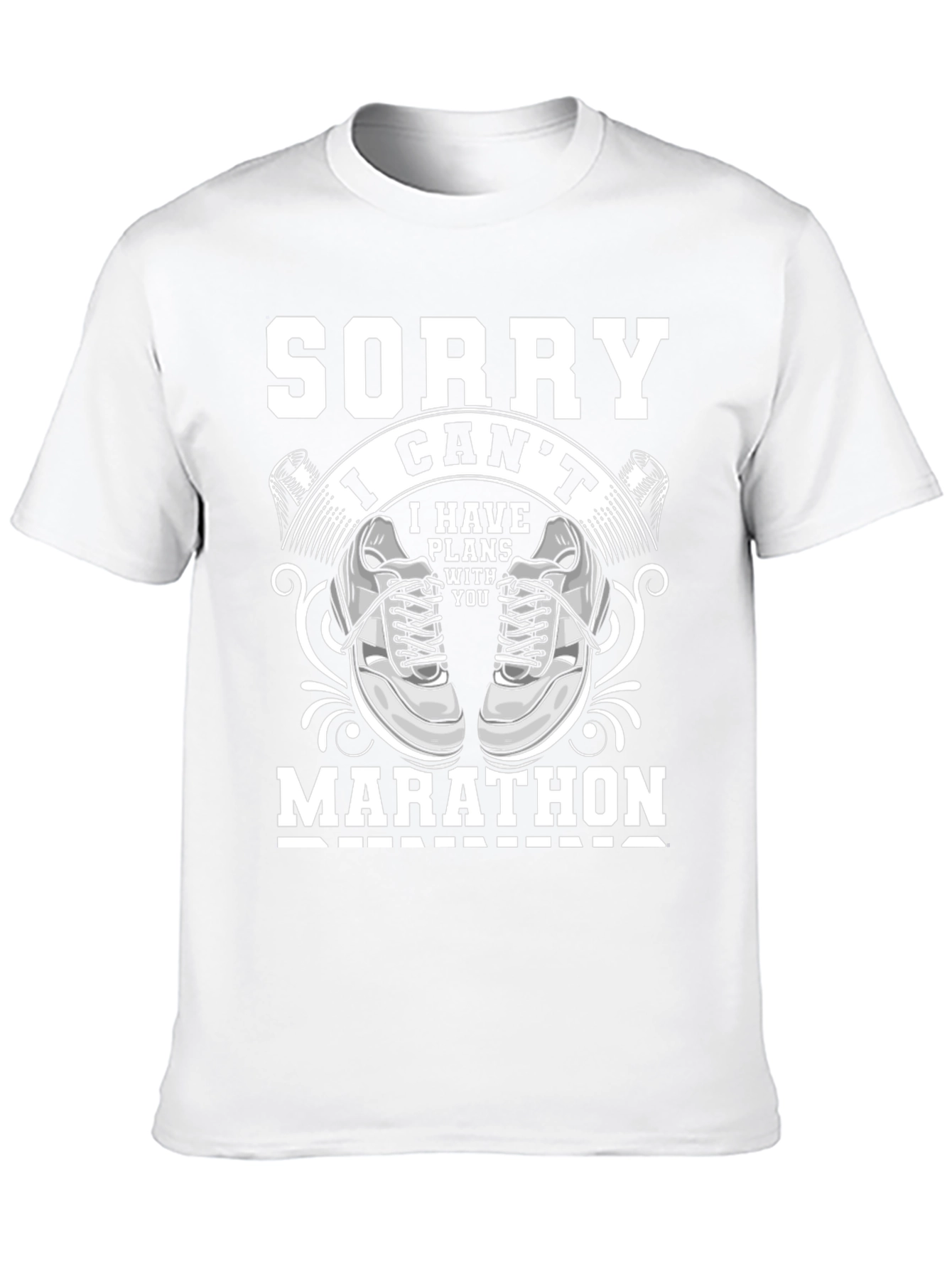 Funny Marathon Runner T-Shirt - Sorry I Cant
