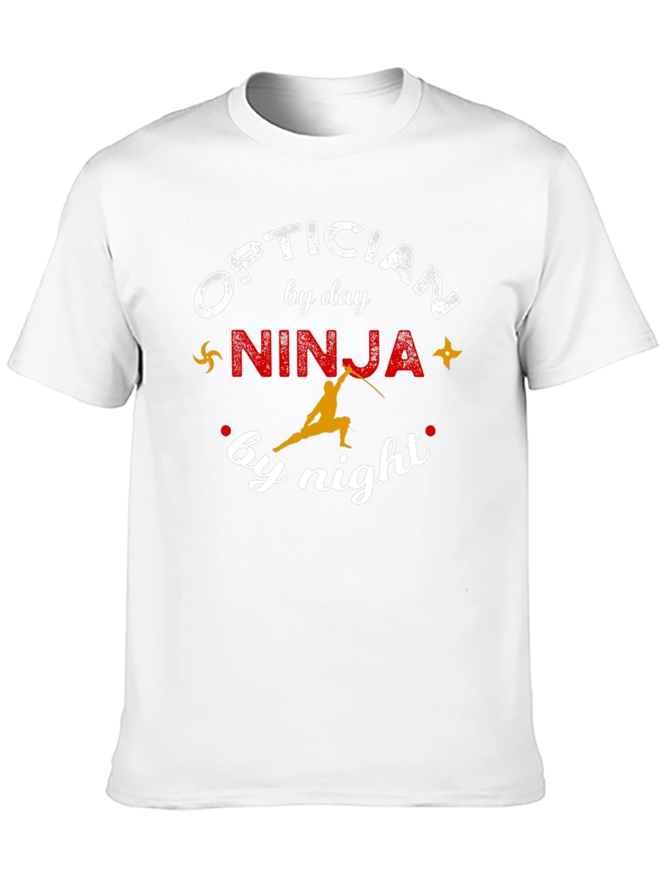 Optician Ninja Funny Graphic T-Shirt