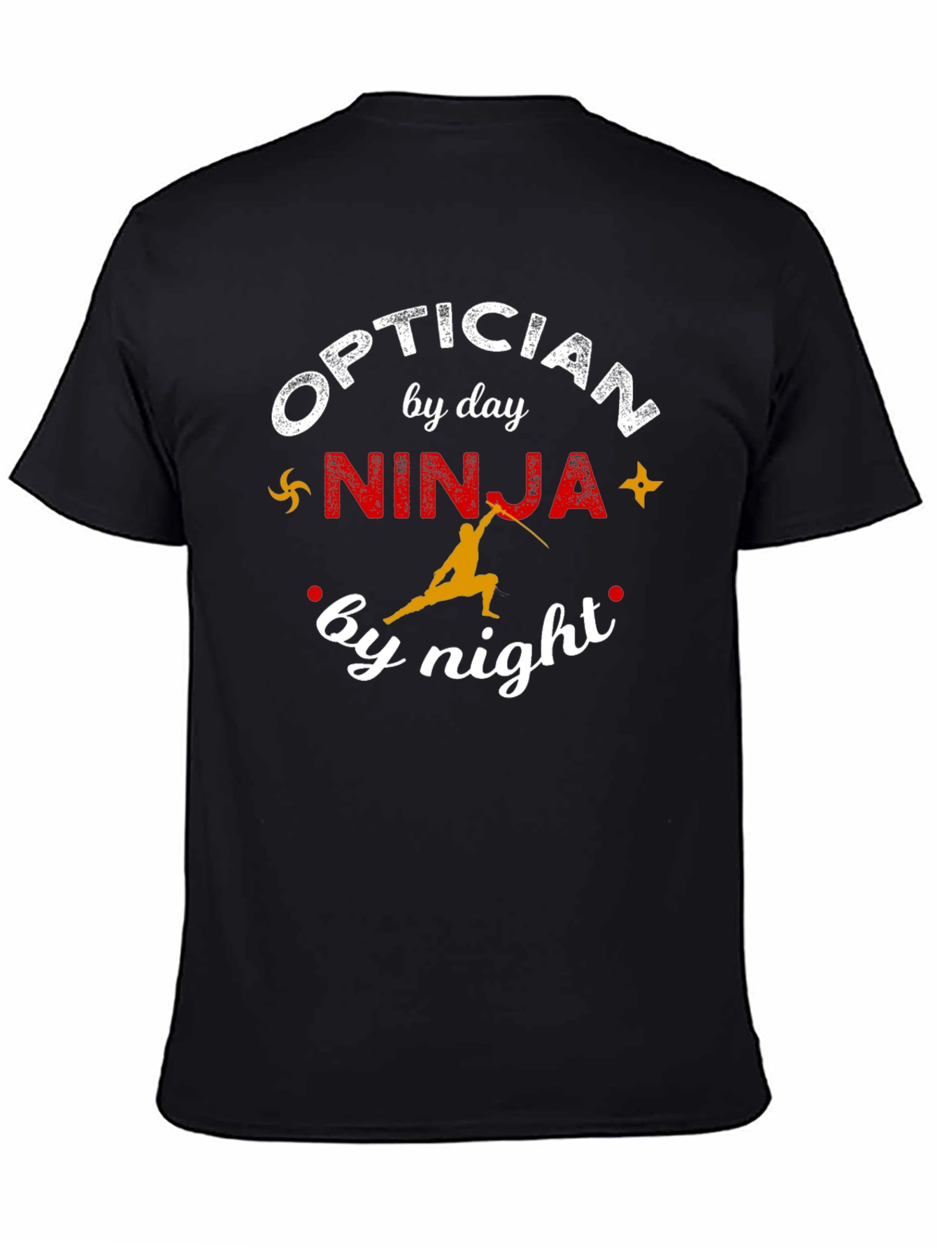 Optician Ninja Funny Graphic T-Shirt
