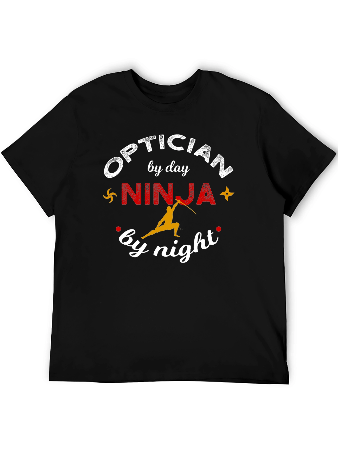 Optician Ninja Funny Graphic T-Shirt
