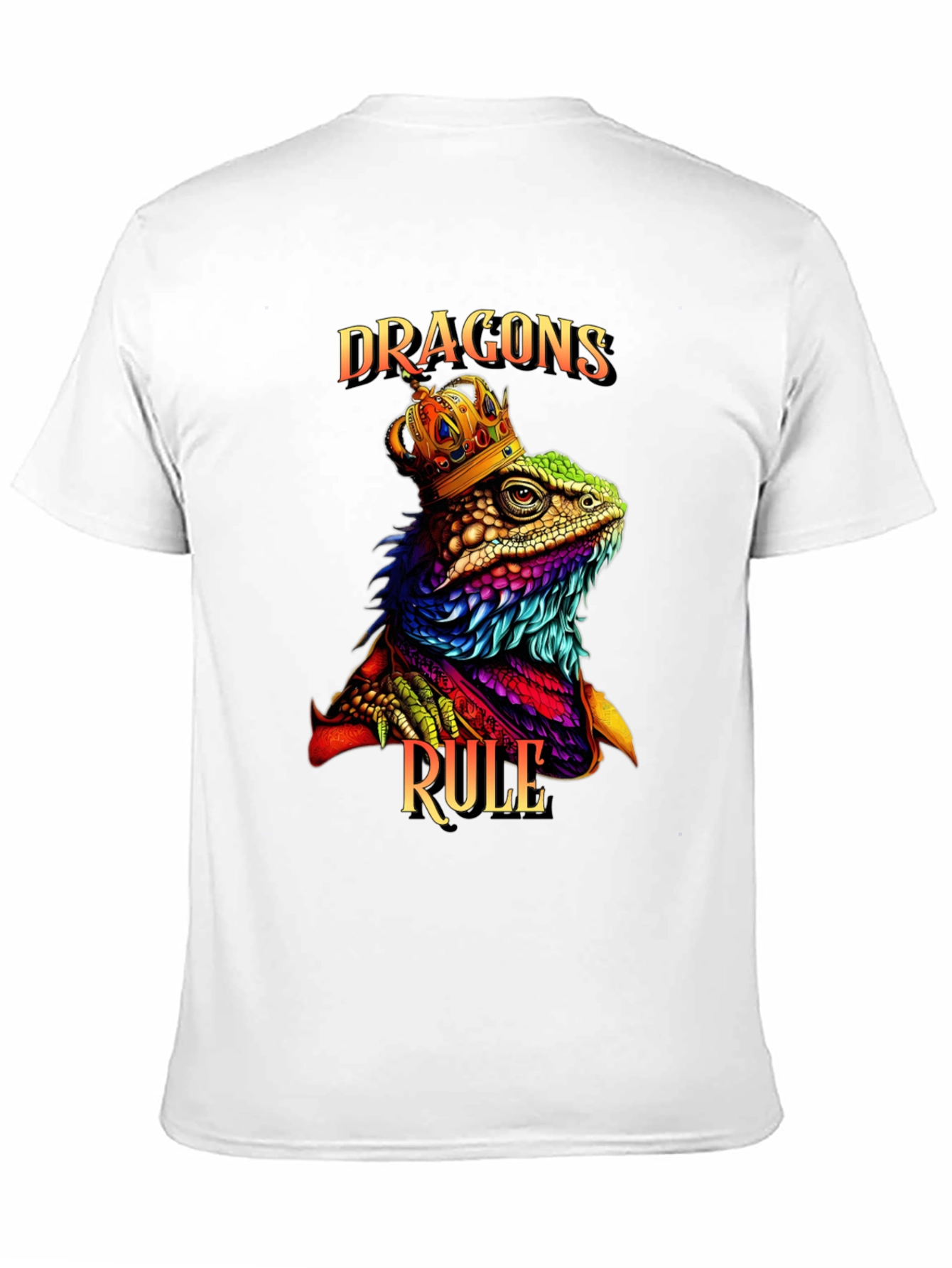 Dragons Rule Black Graphic Tee